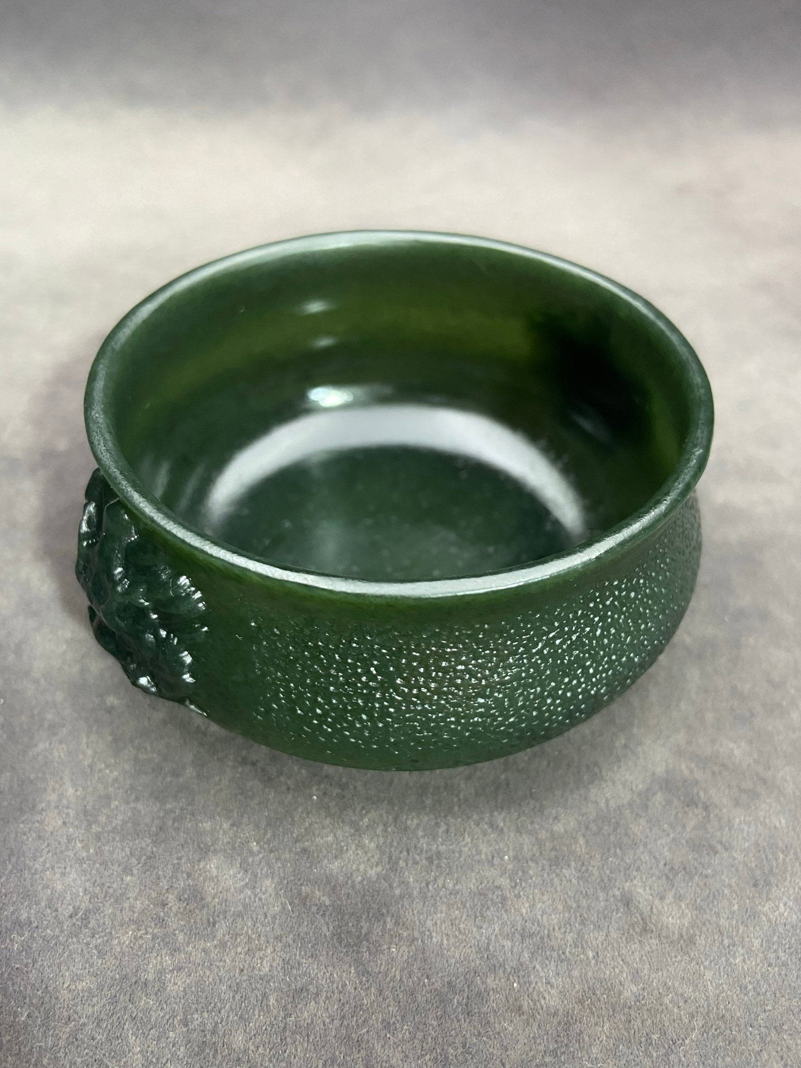 An Exquisite Jasper Lion-Ears Censer - 3