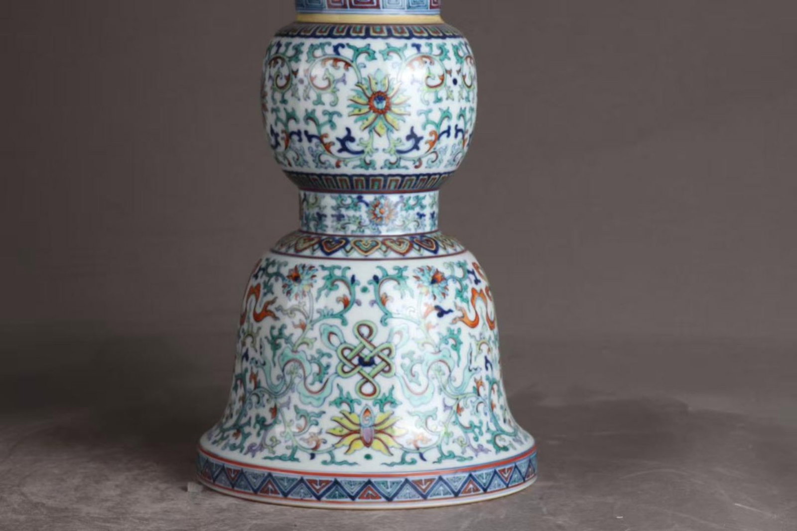 A Huge Doucai Lotus Pattern Vase - 8