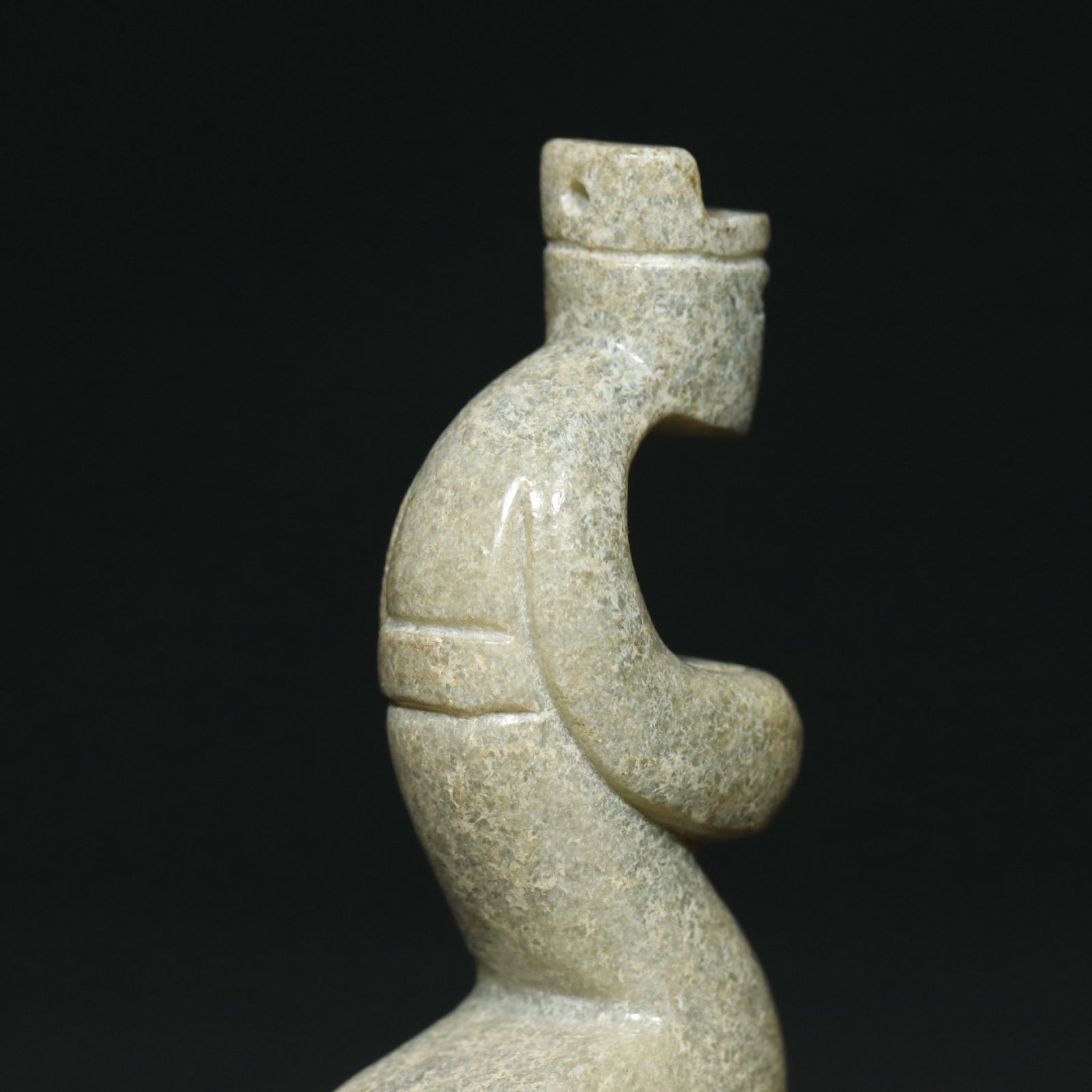 An Exquisite White Jade Figure Pattern Seal - 7
