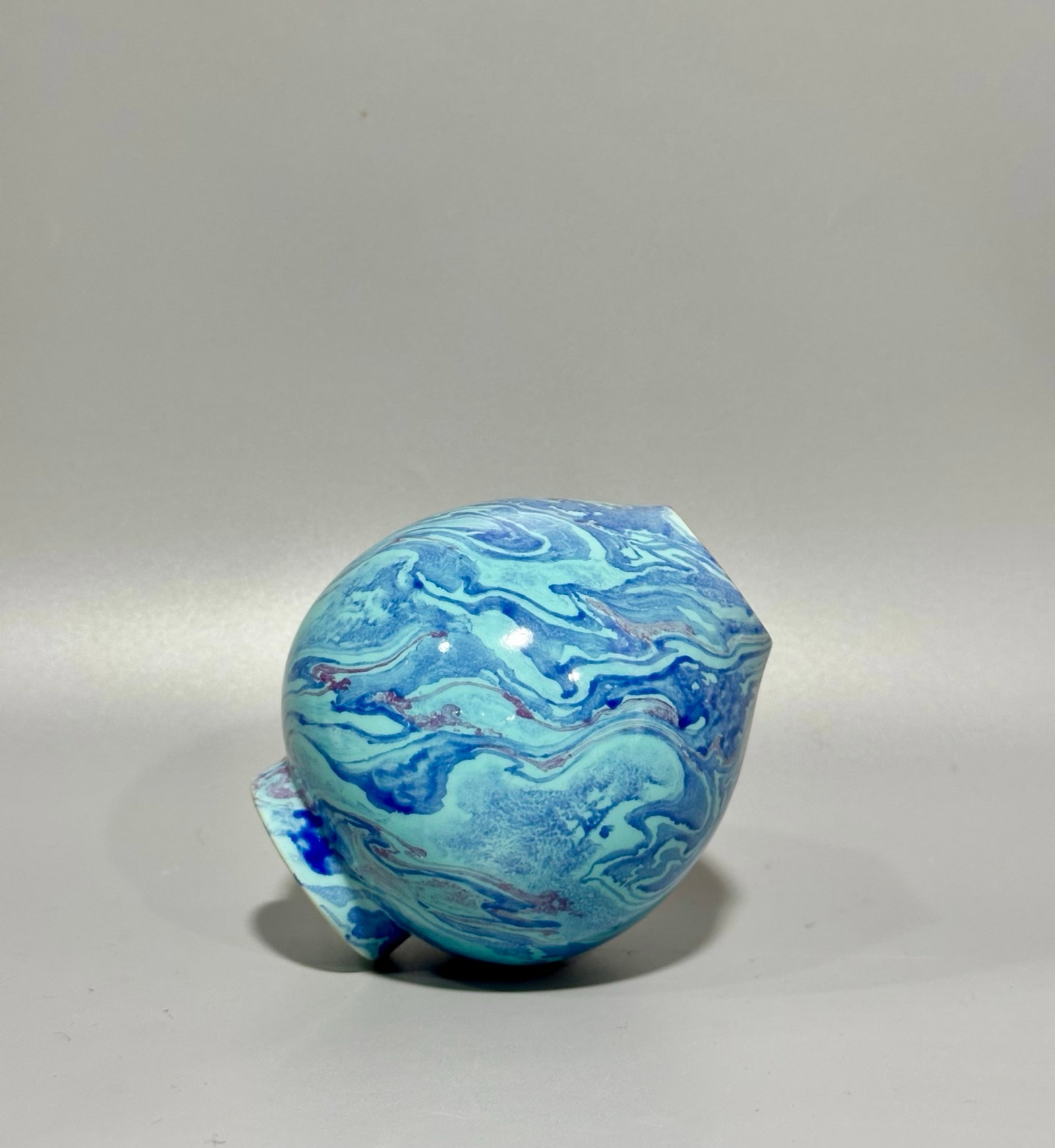 An Exquisite Blue Glazed Jar - 7