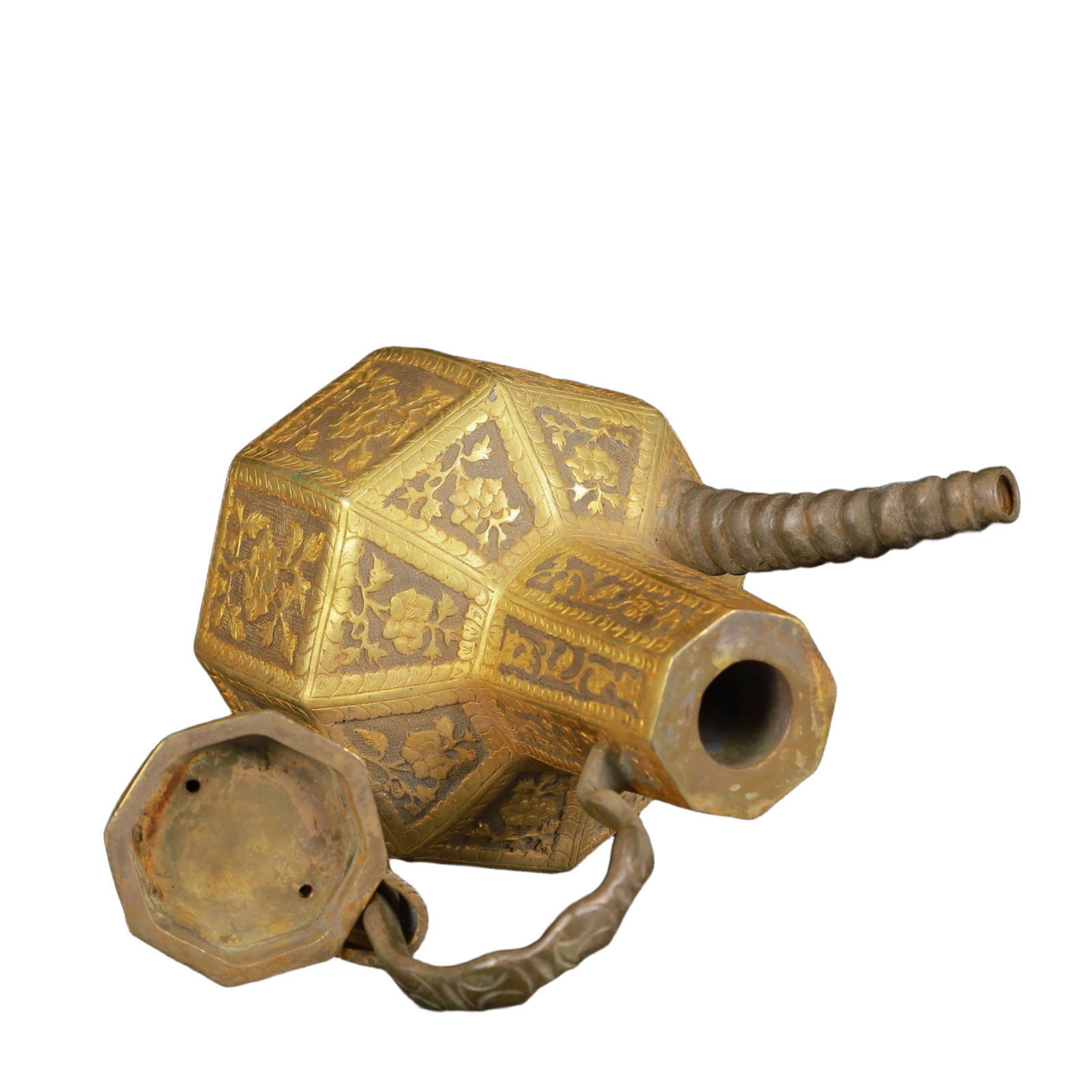 An Exquisite Gilt Silver Lotus Pattern Ewer - 10