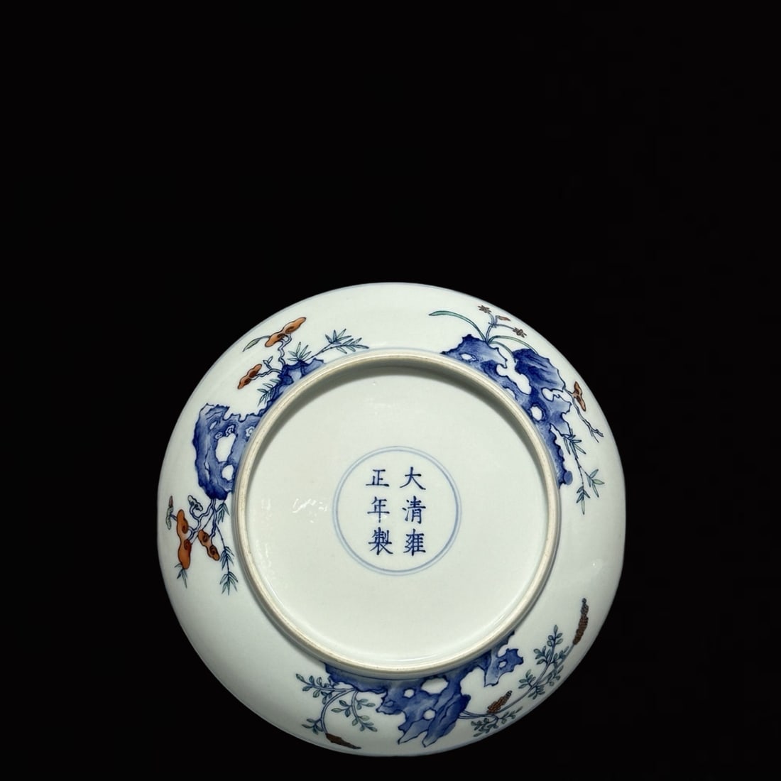 An Exquisite Doucai Flower Pattern Plate - 6