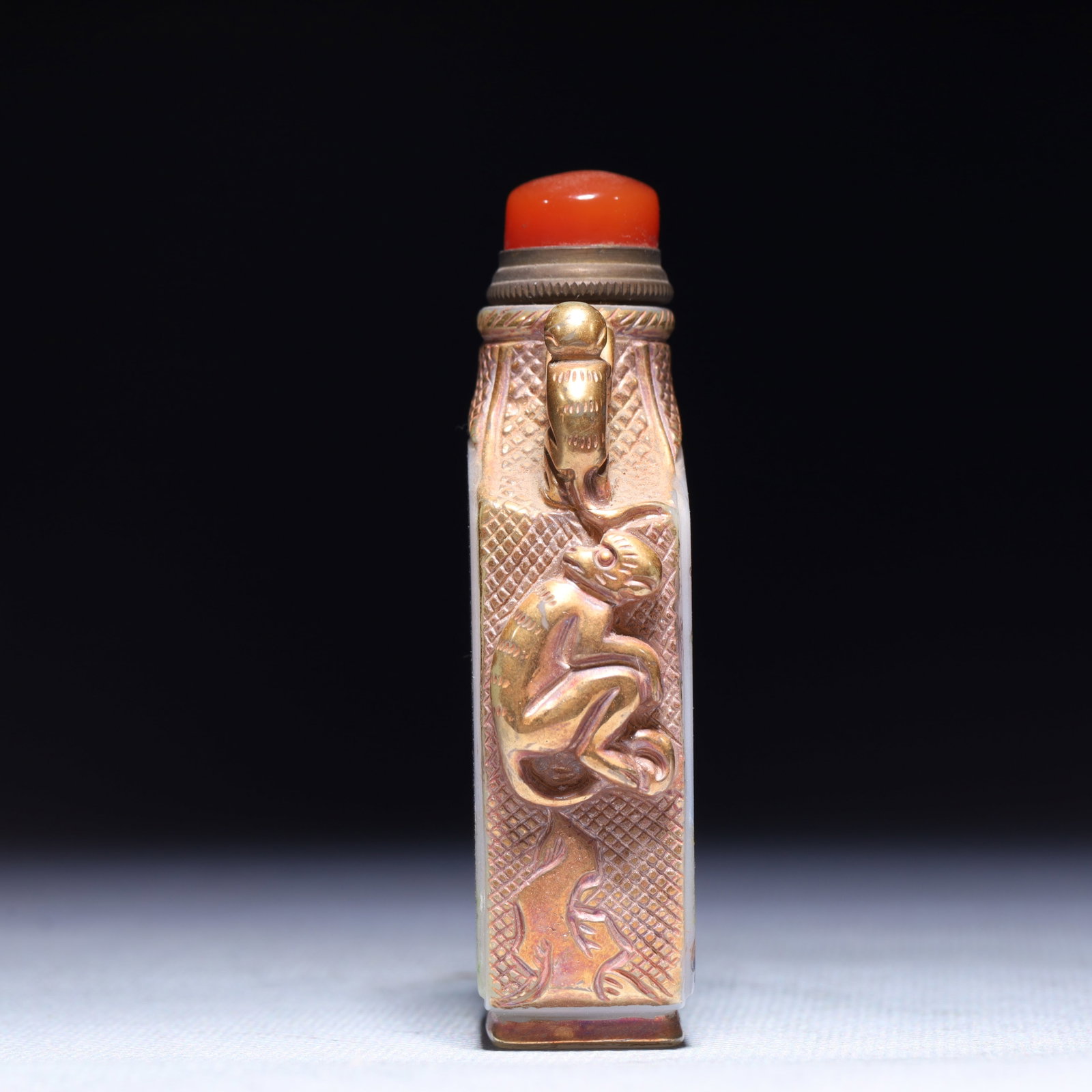 An Exquisite Glass Figure Pattern Snuff Bottle - 6