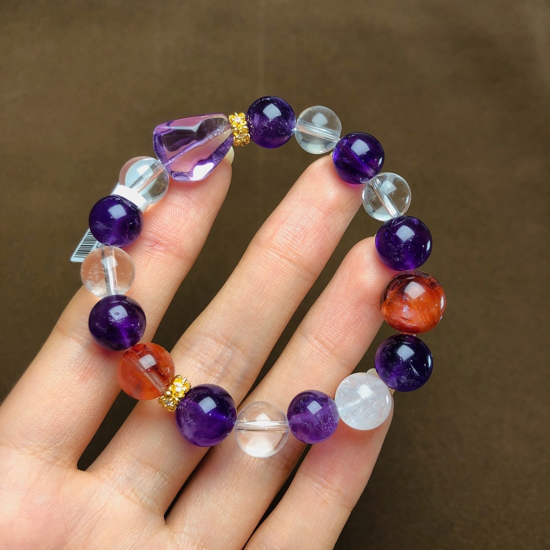 An Exquisite Crystal Bracelets: An Exquisite Crystal Bracelets,Size:0.4in,0.5in,Weight:30.6g 水晶手串