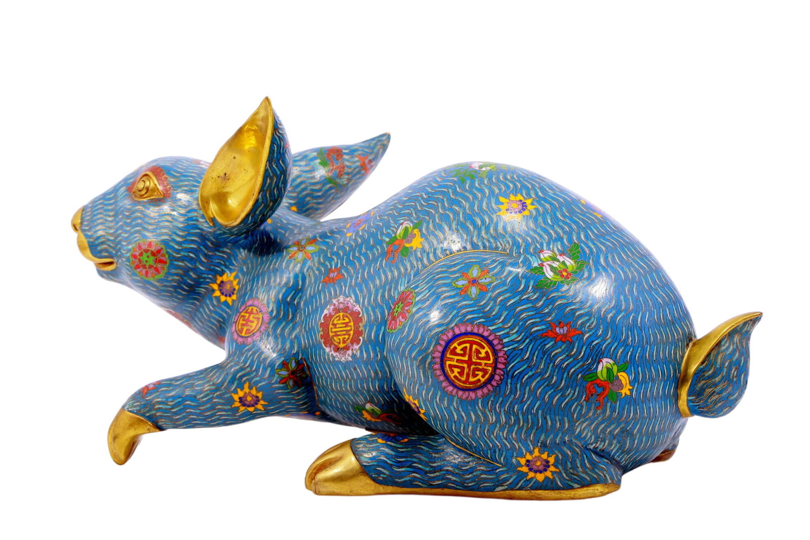 An exquisite cloisonn?? mouse ornament - 2