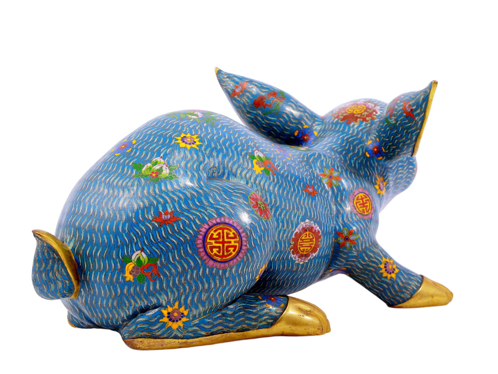 An exquisite cloisonn?? mouse ornament - 3