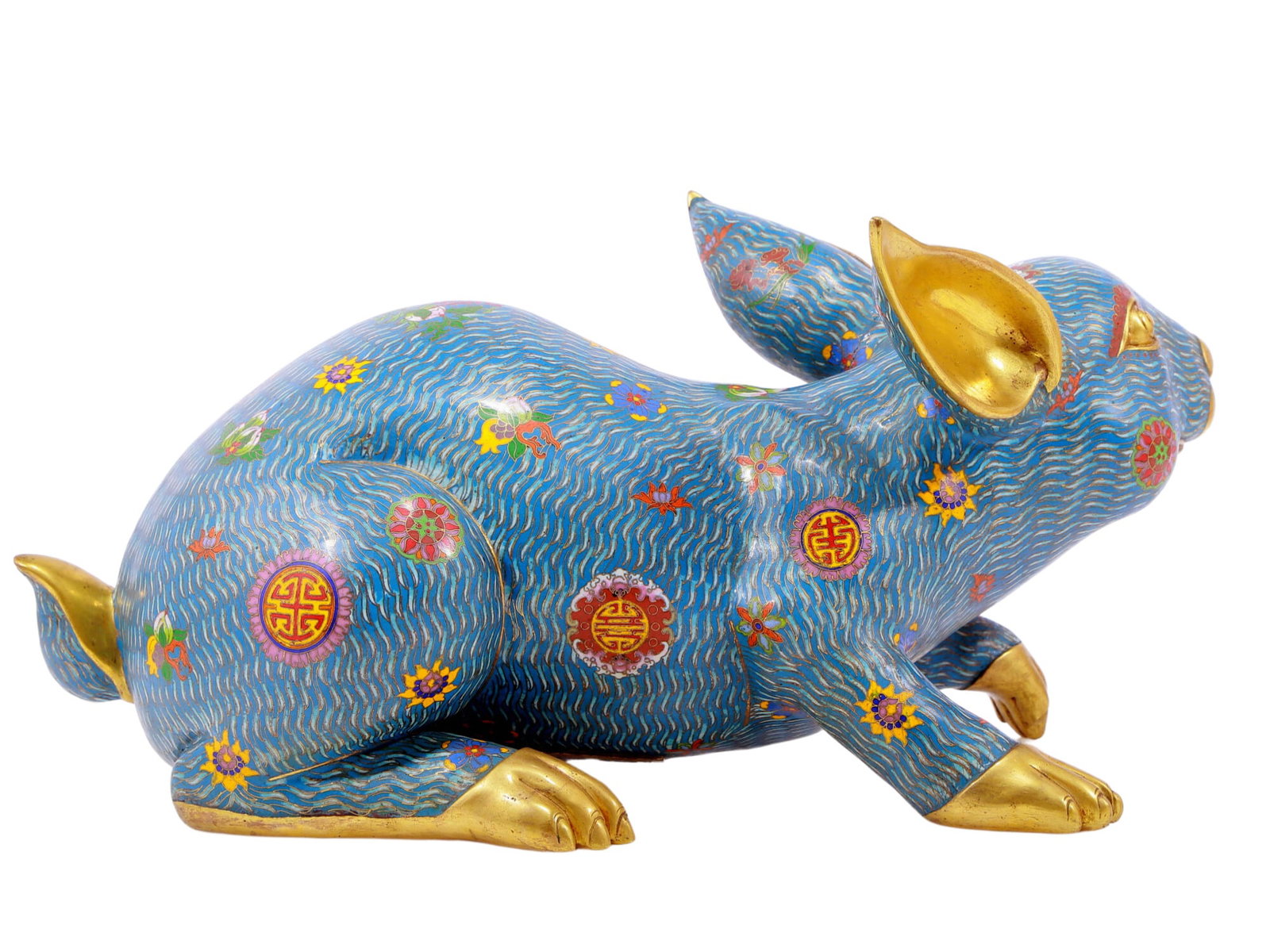 An exquisite cloisonn?? mouse ornament - 4
