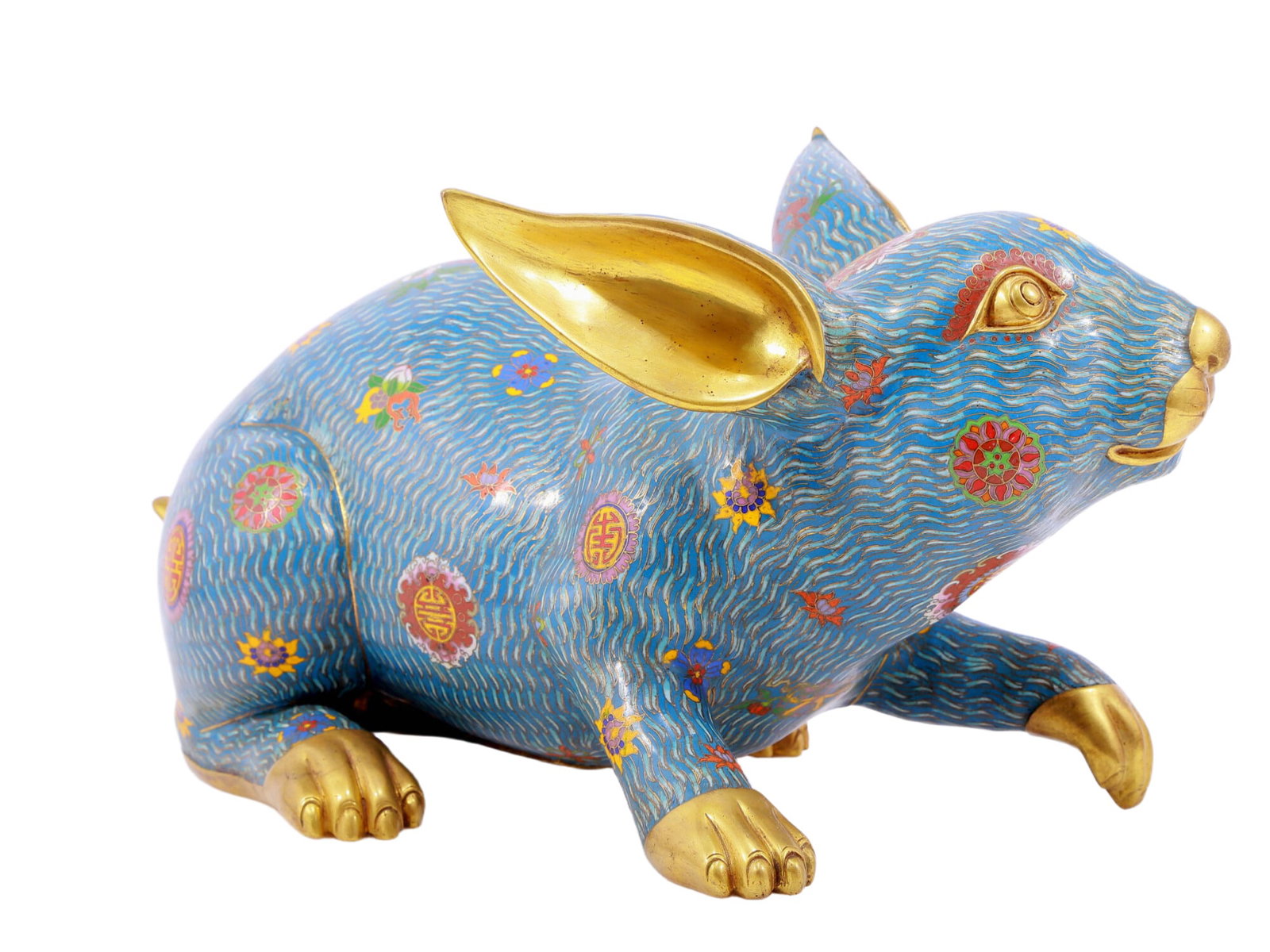 An exquisite cloisonn?? mouse ornament - 5
