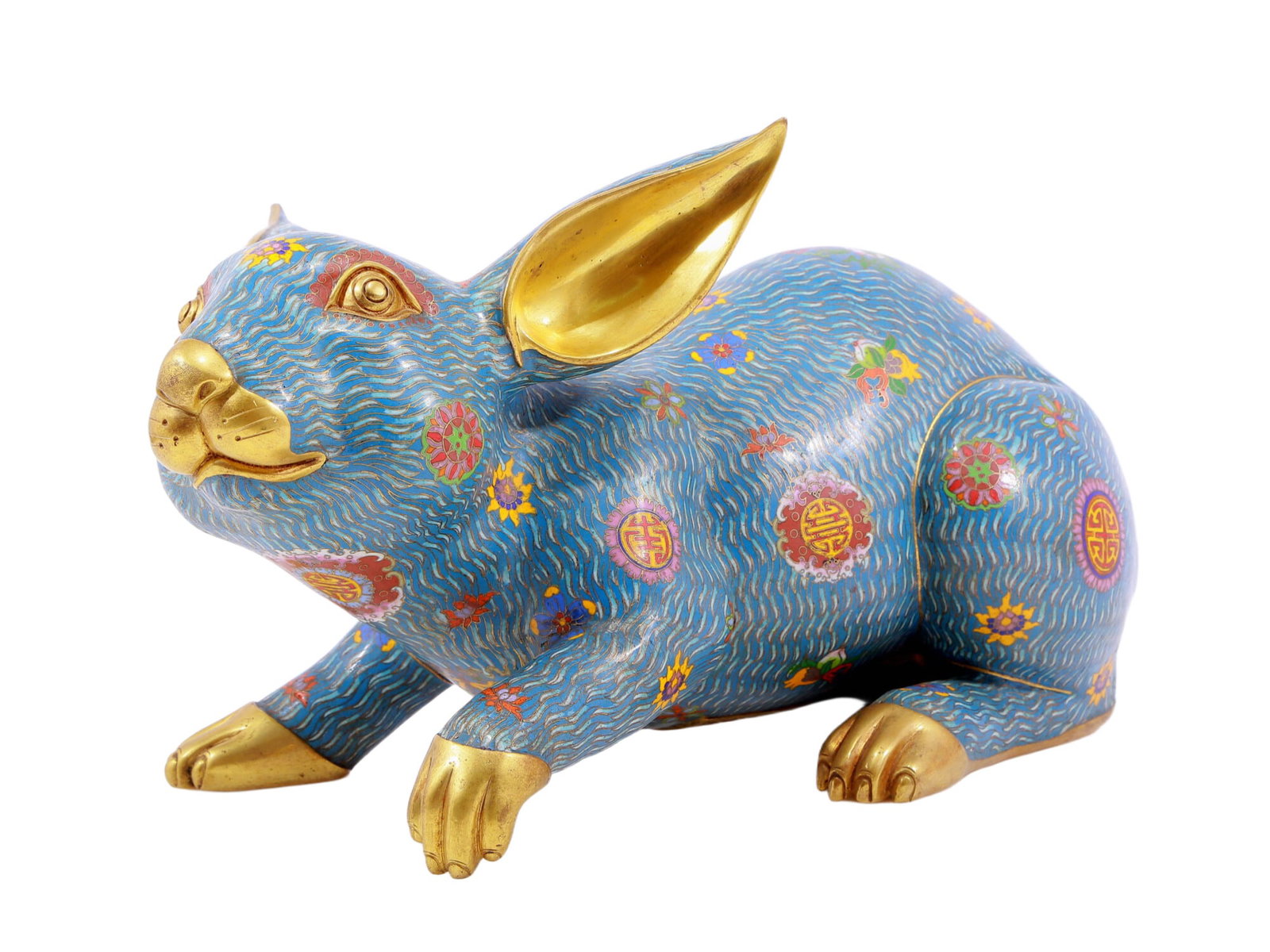 An exquisite cloisonn?? mouse ornament - 6