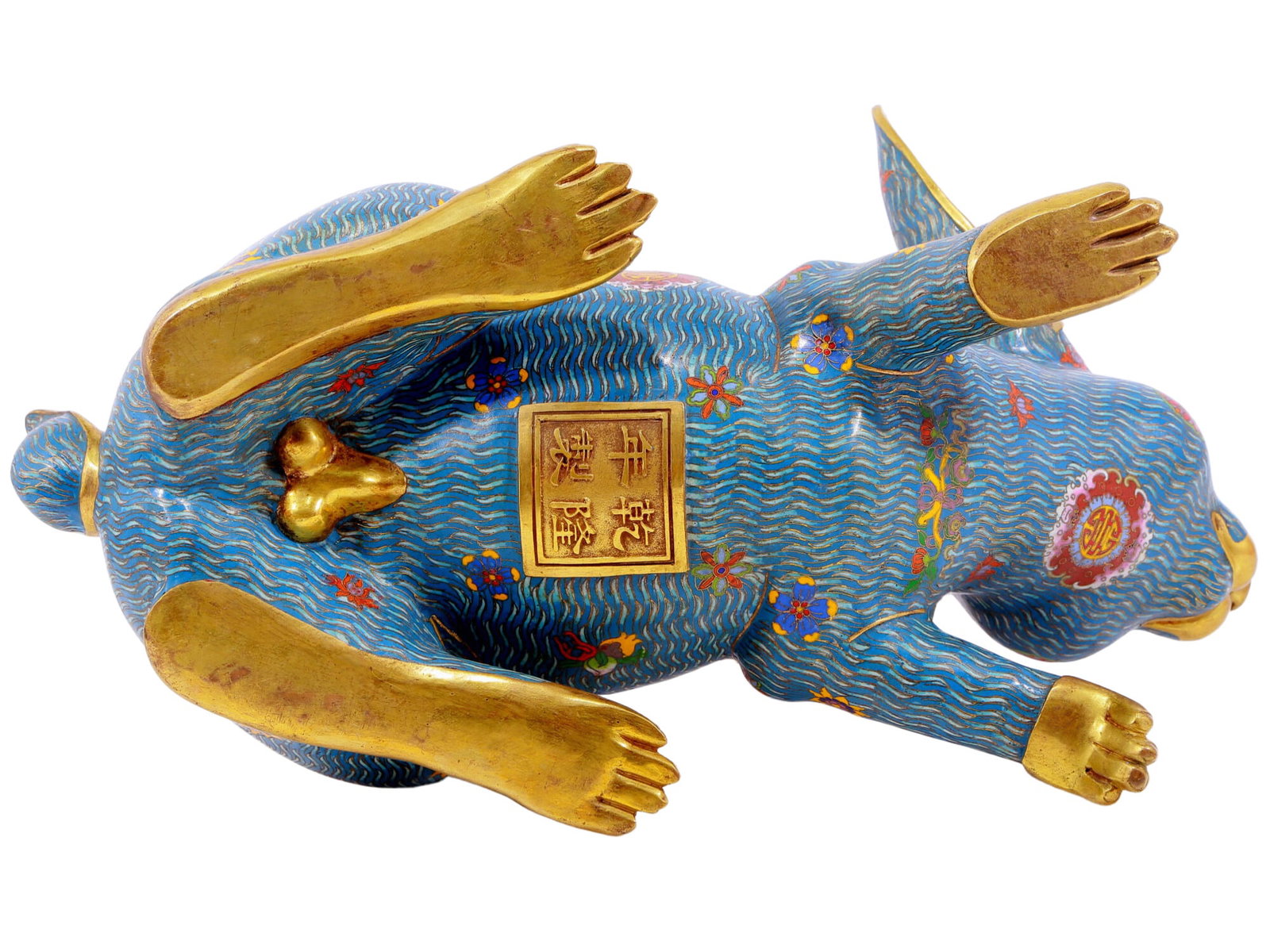 An exquisite cloisonn?? mouse ornament - 8