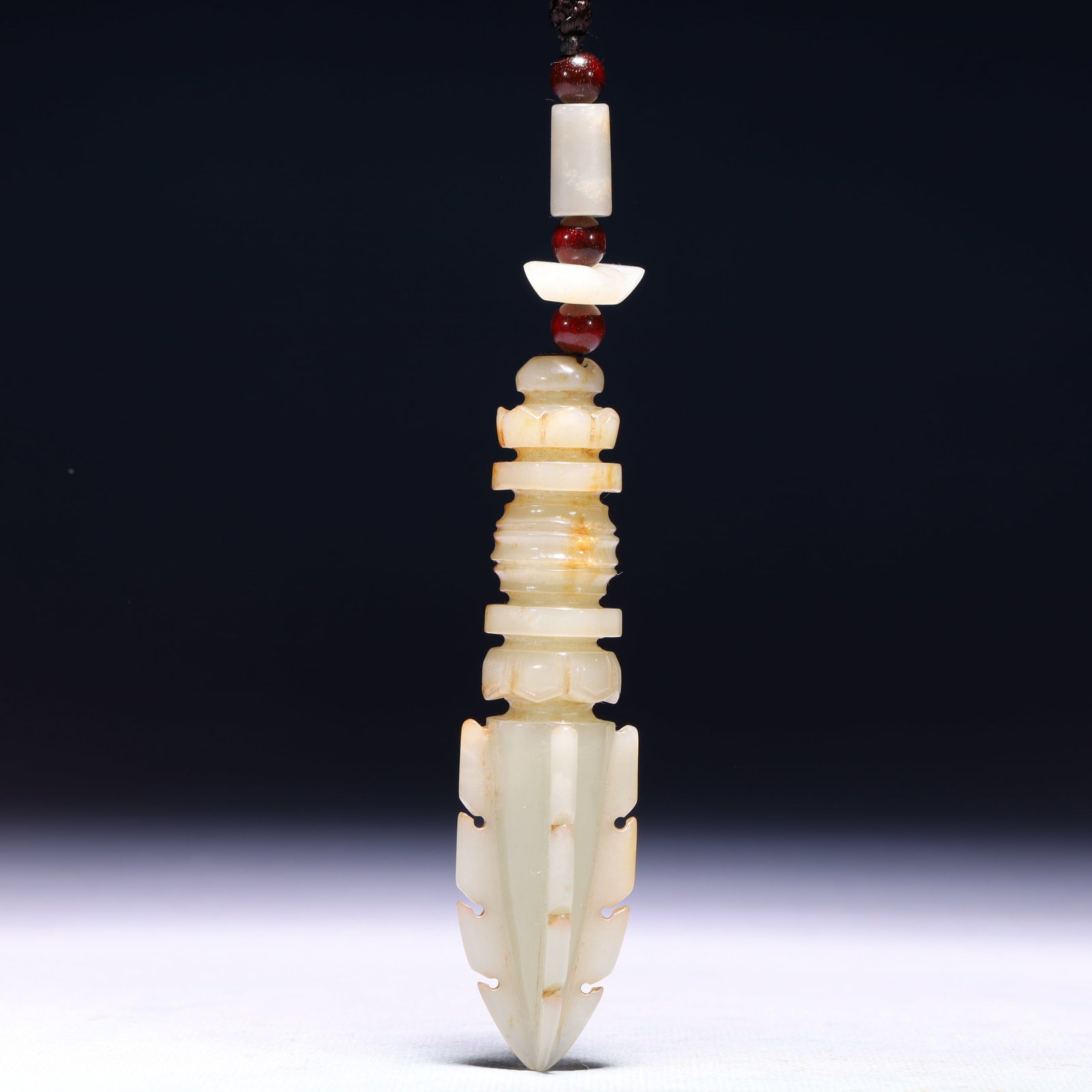An Exquisite White Jade Ritual Implement - 2