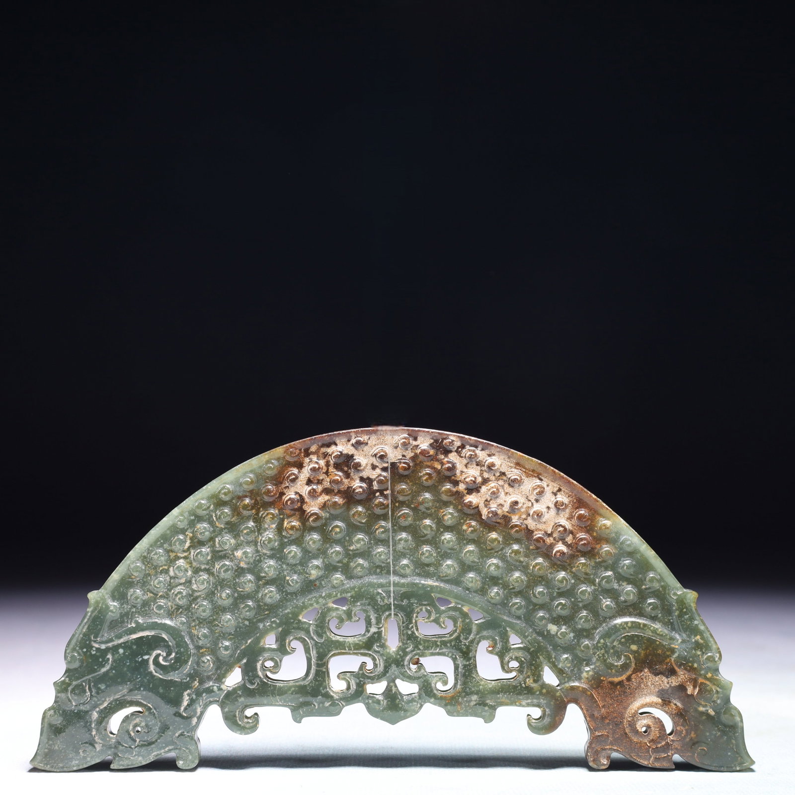 An Exquisite Jasper Dragon Pattern Ornament - 6