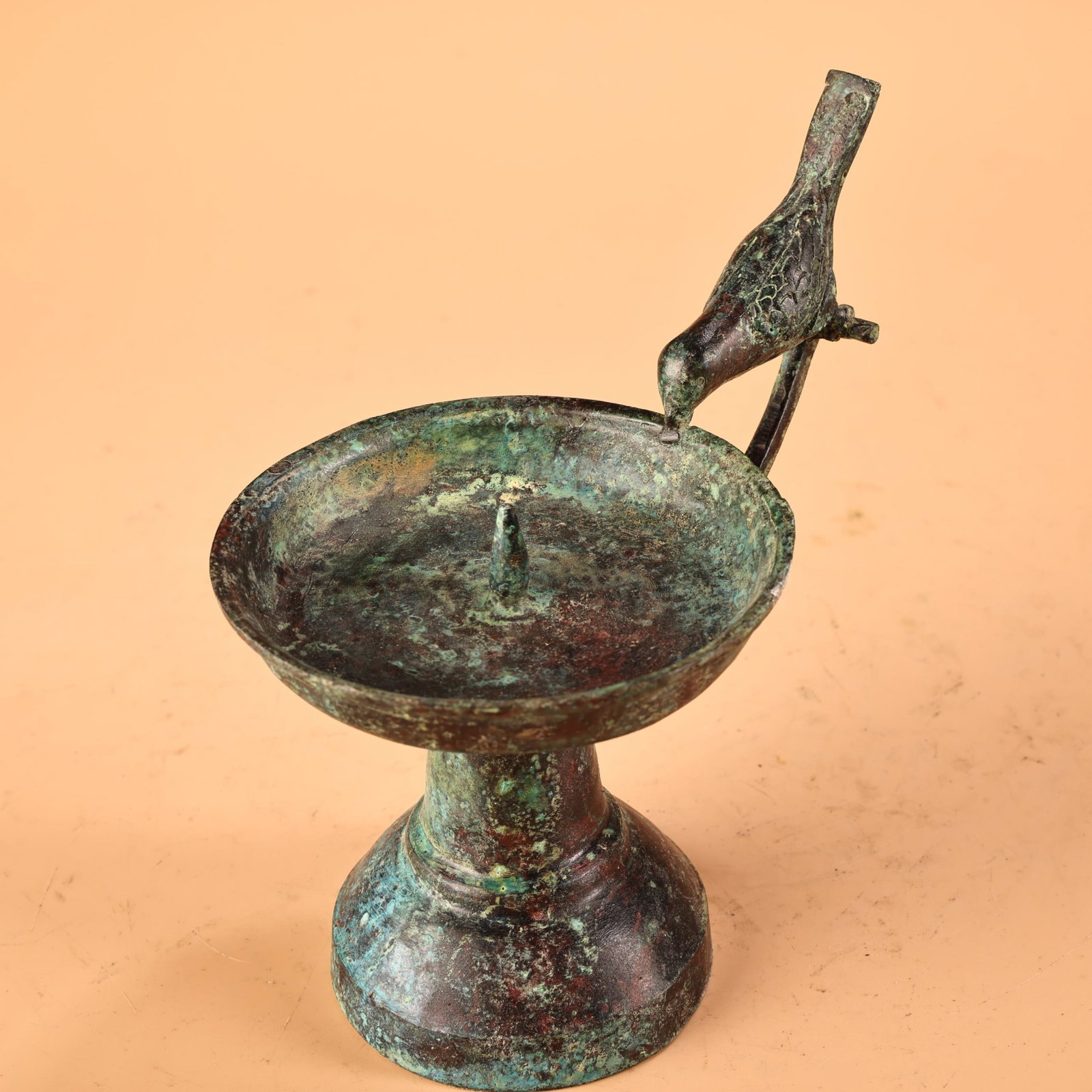 An Exquisite Bronze Candlestick - 2