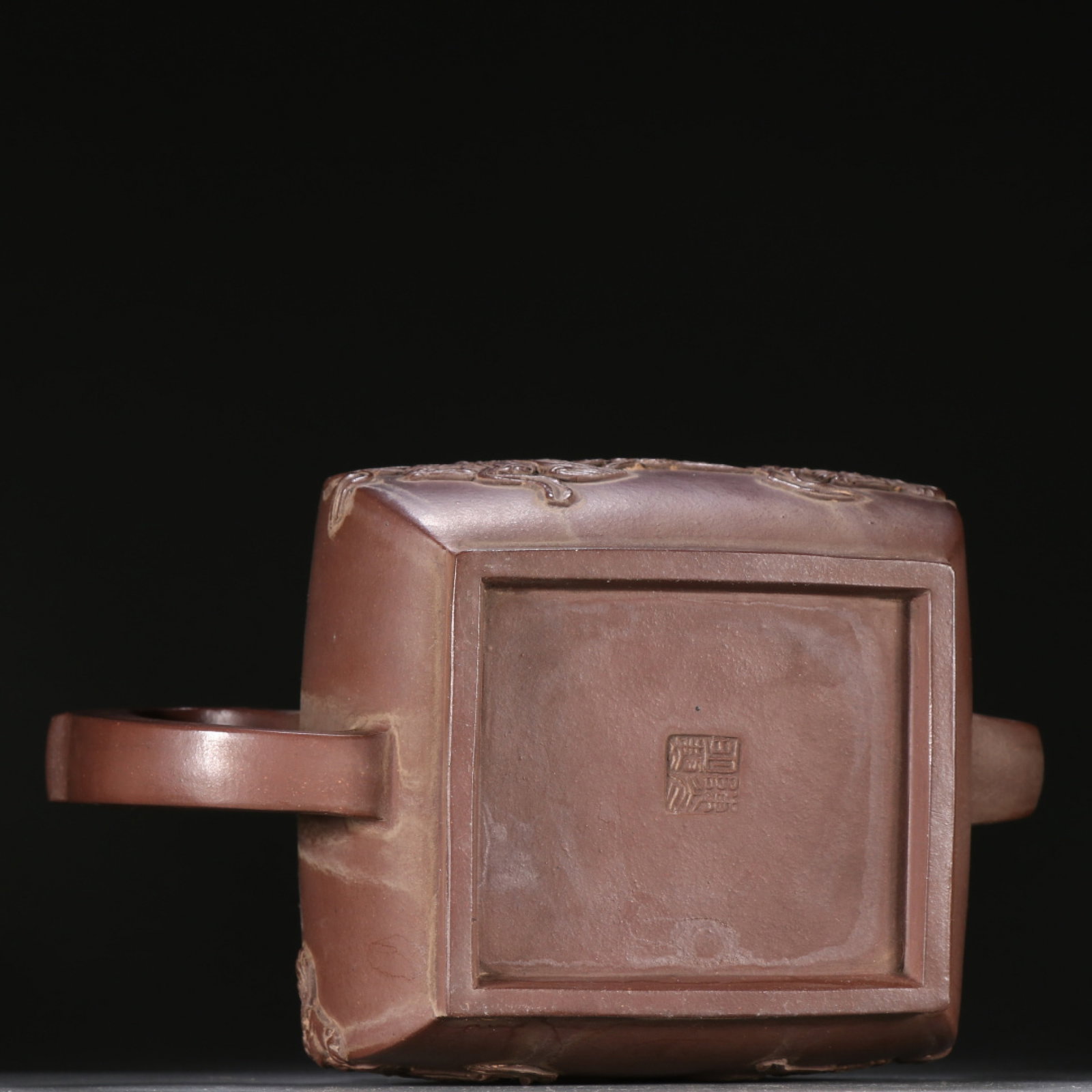 A Rare Purple Sands Lion Pattern Teapot - 9