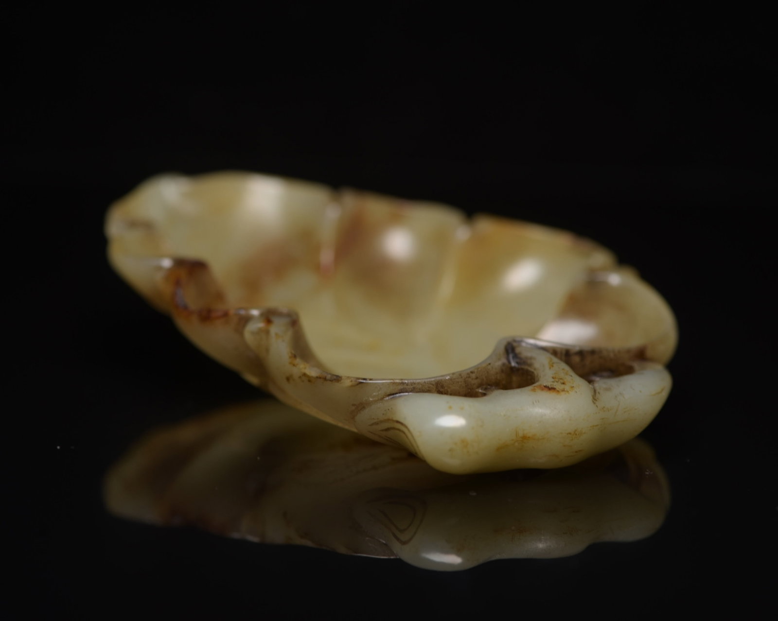 An Exquisite White Jade Brush Washer - 3