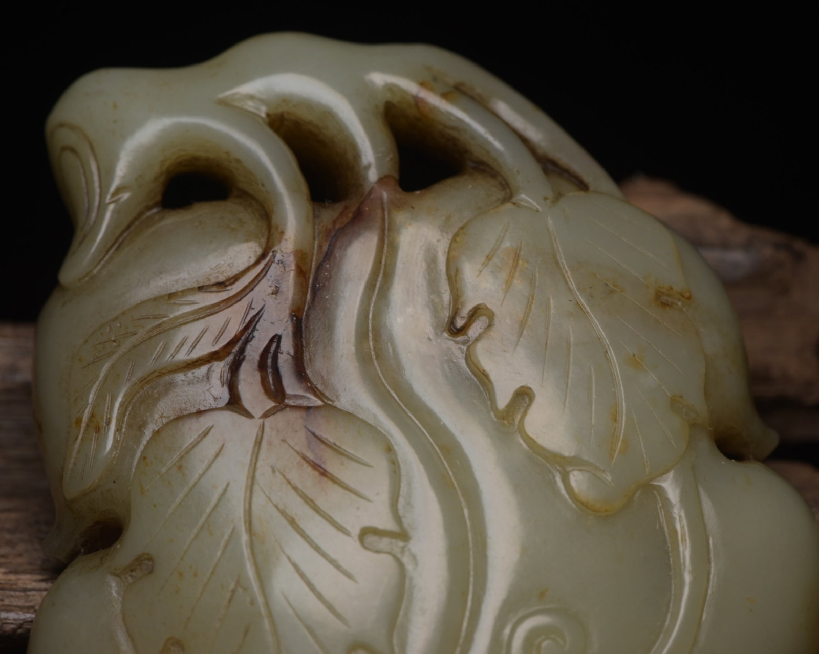 An Exquisite White Jade Brush Washer - 8