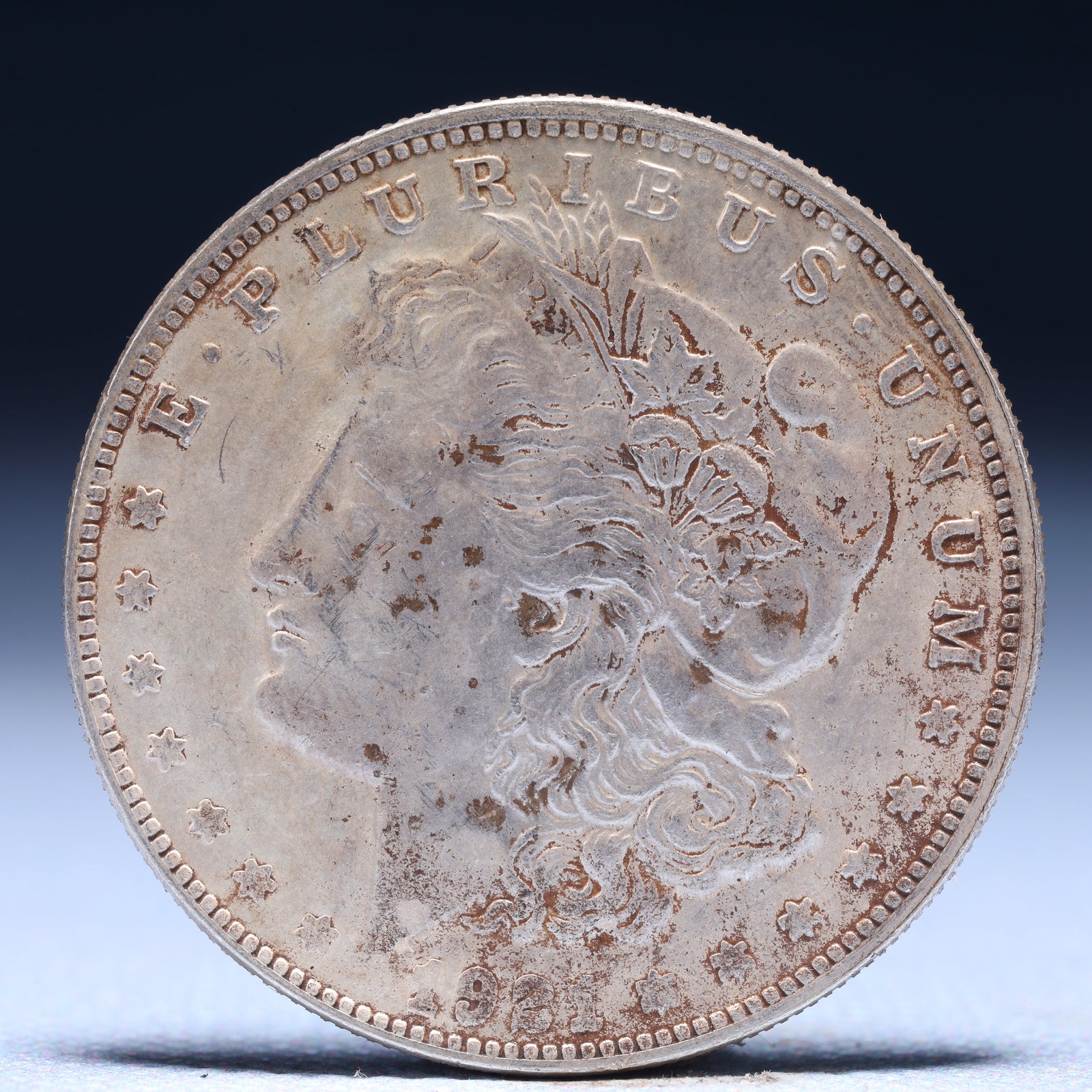 Liberty In God We Trust 1921 Sterling Silver One Dollar Coin (1 of 2)