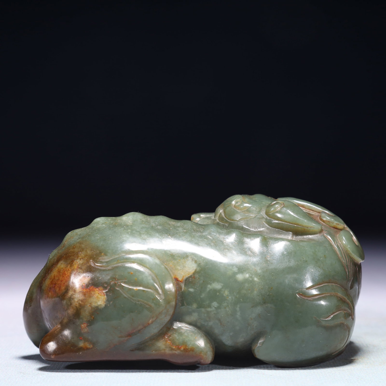 An Exquisite Jasper Unicorn Ornament - 5
