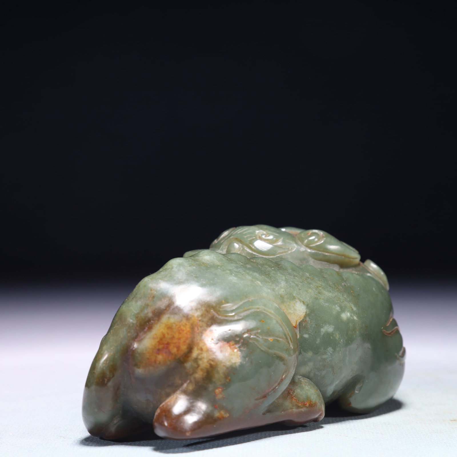 An Exquisite Jasper Unicorn Ornament - 6