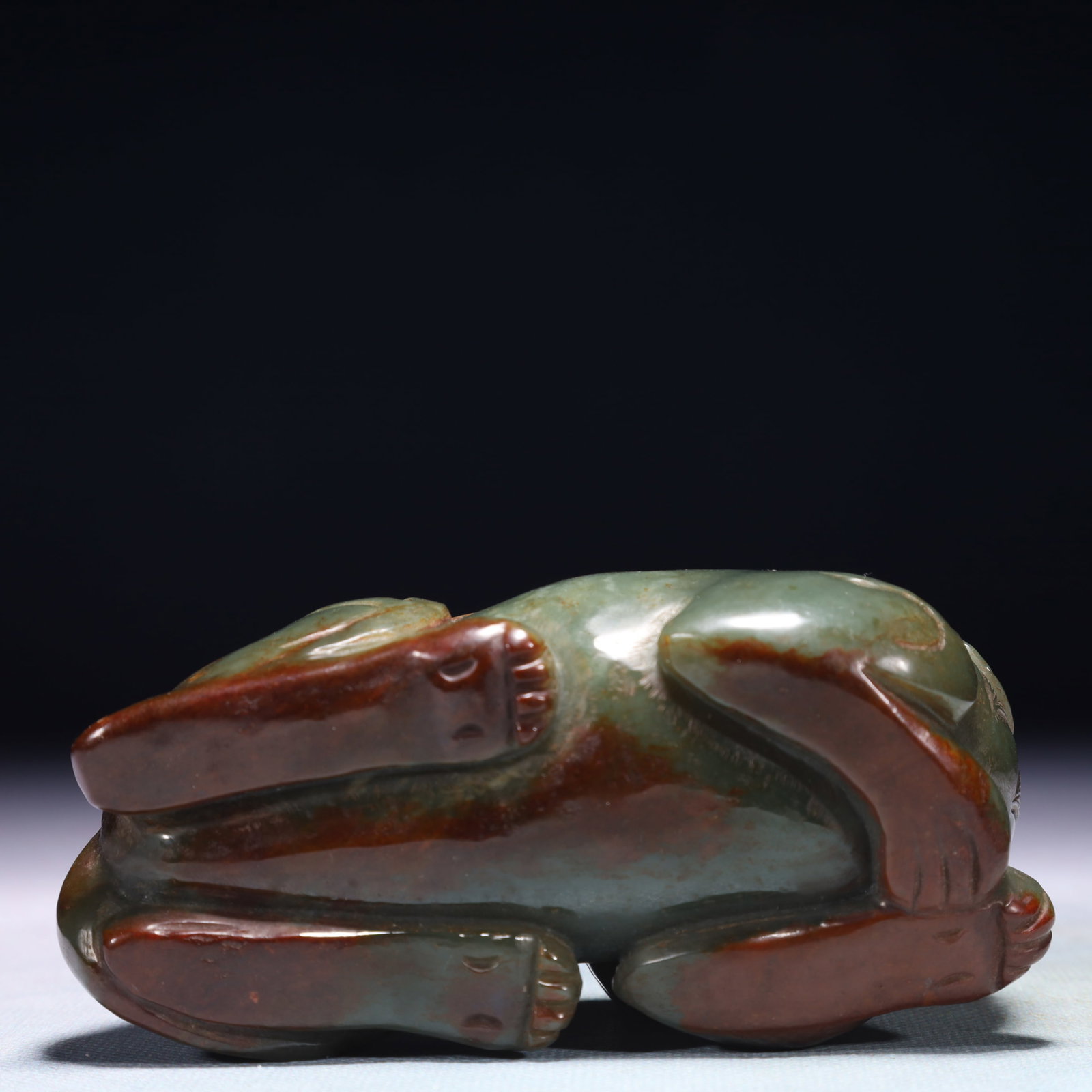 An Exquisite Jasper Unicorn Ornament - 9