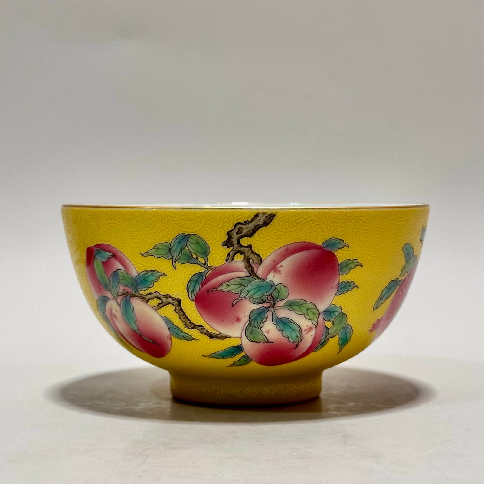 An Exquisite Enamel Peach Pattern Bowl (1 of 9)