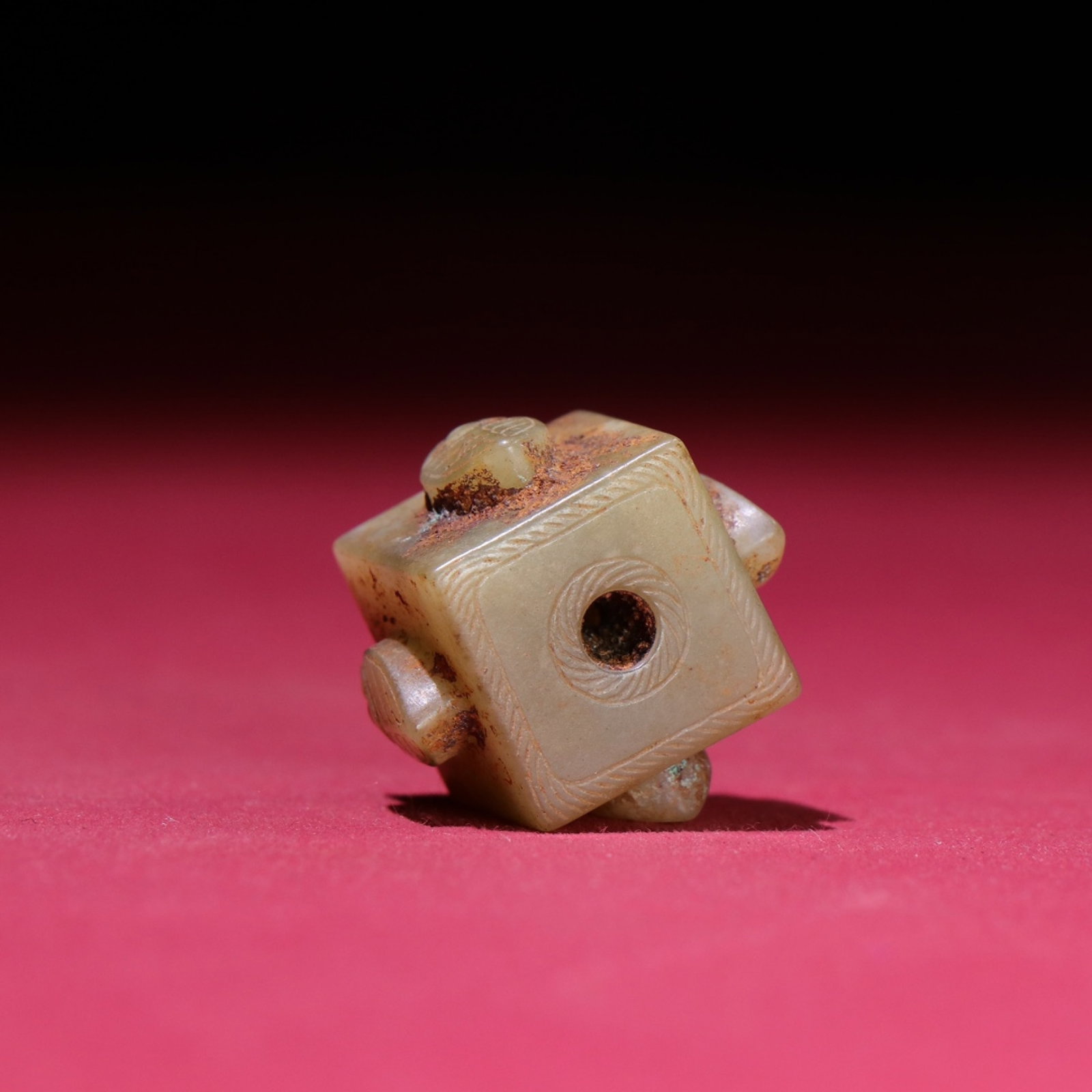 White Jade Cicada Pendant - 7