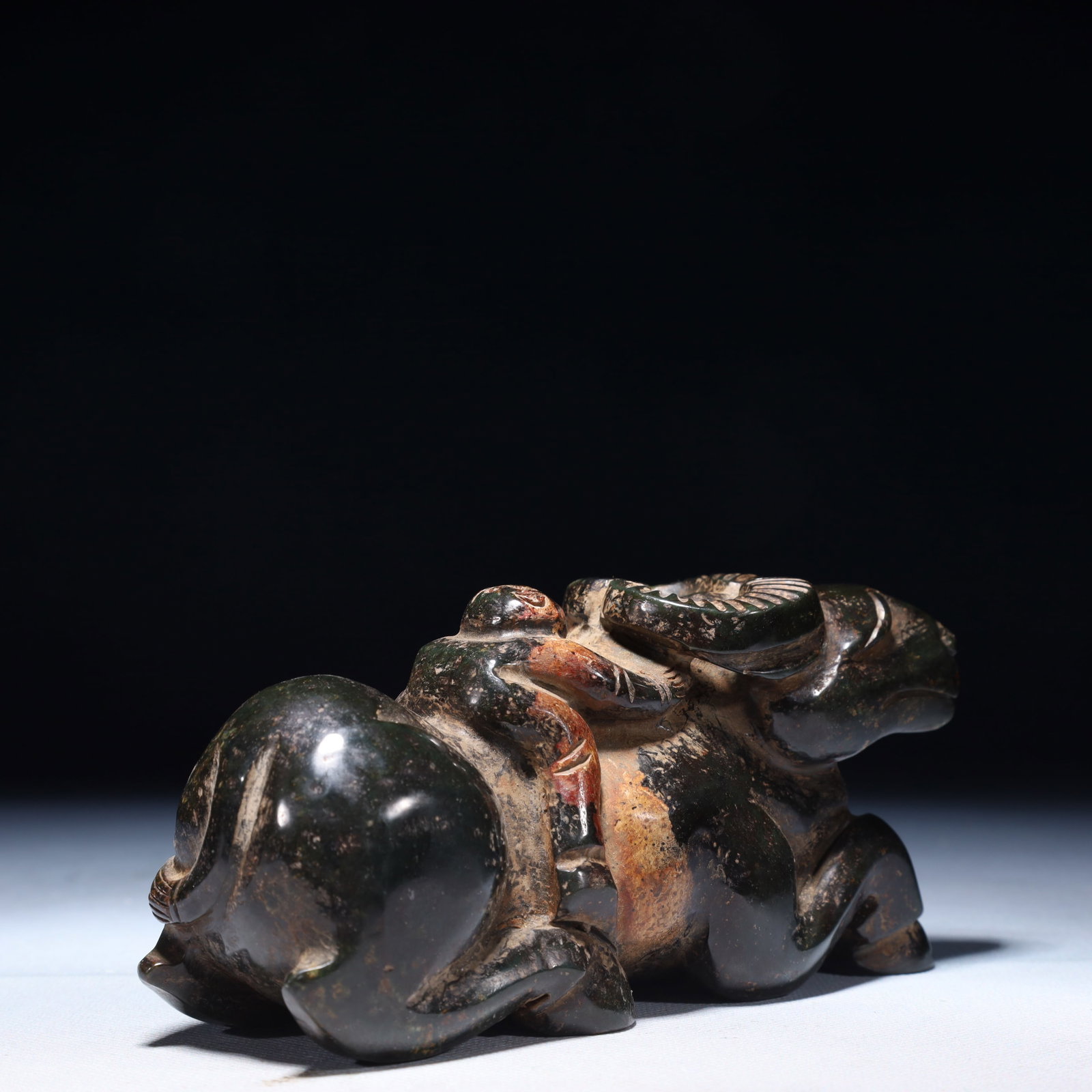 An Exquisite Jasper Sheep Ornament - 9