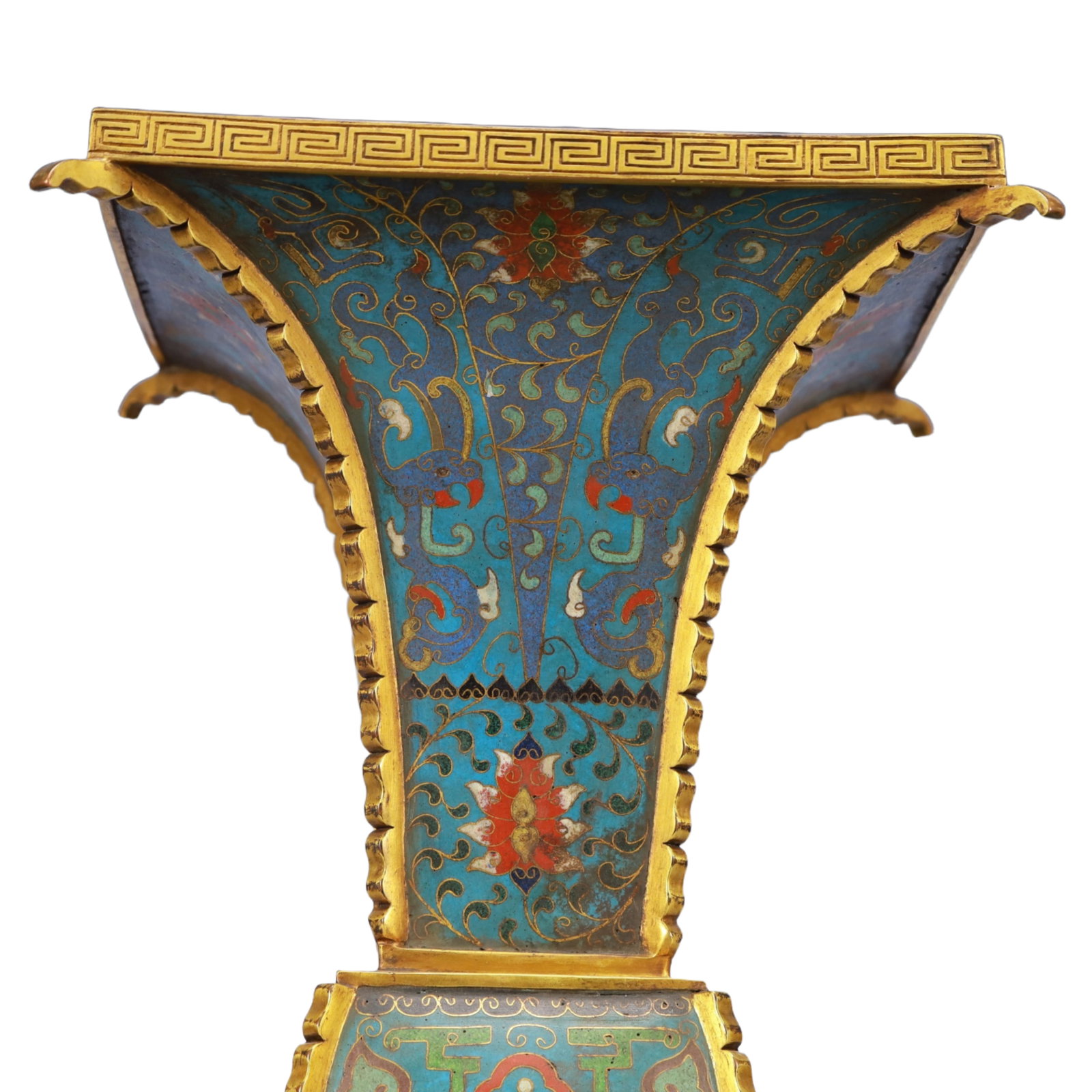 A Huge Cloisonne Beast-Face Pattern Vase - 2