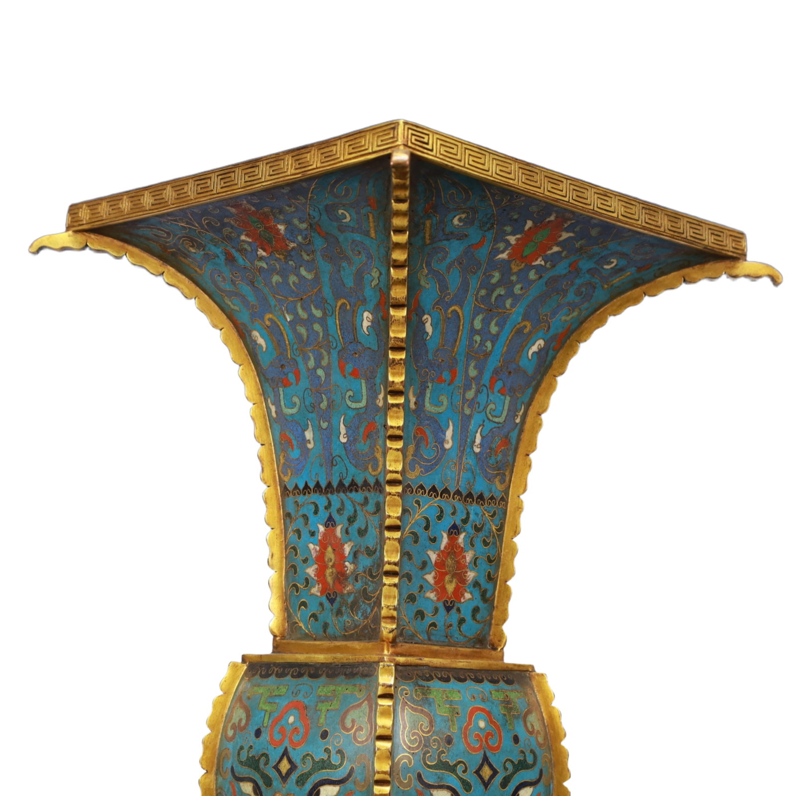 A Huge Cloisonne Beast-Face Pattern Vase - 6