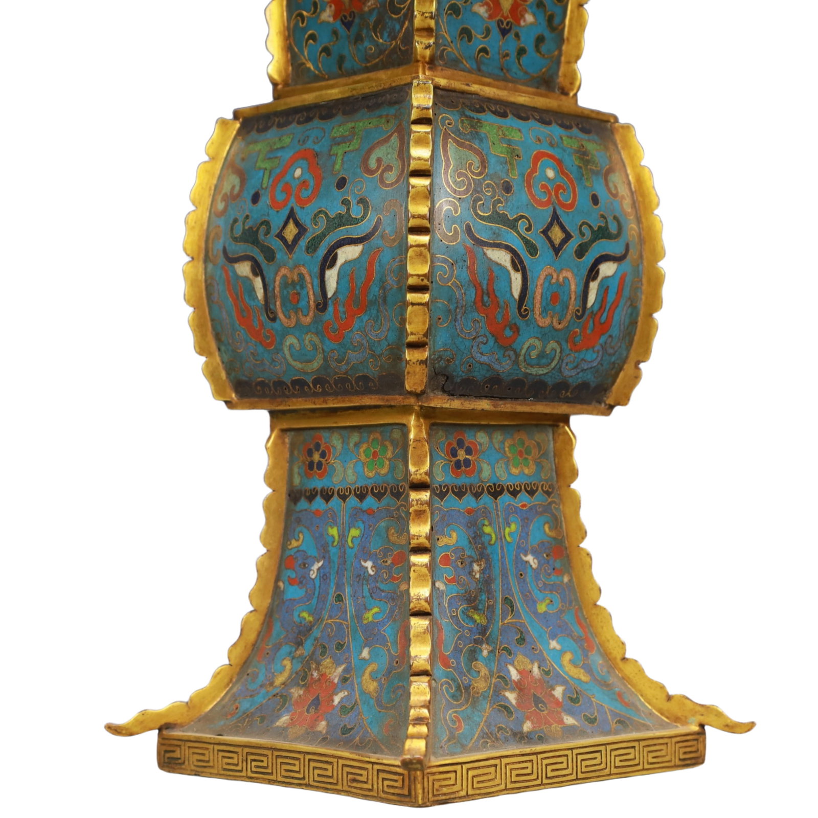 A Huge Cloisonne Beast-Face Pattern Vase - 7