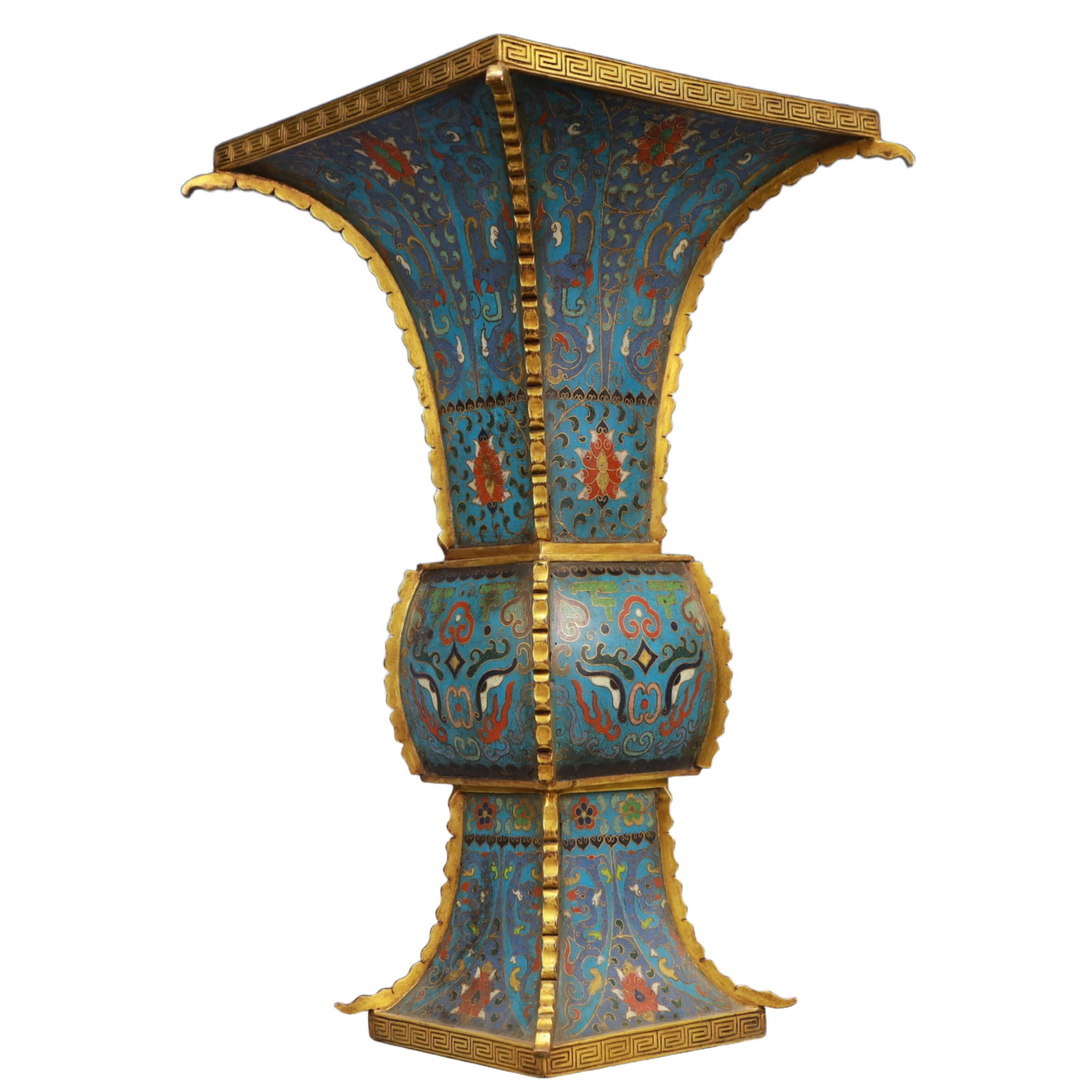 A Huge Cloisonne Beast-Face Pattern Vase - 8