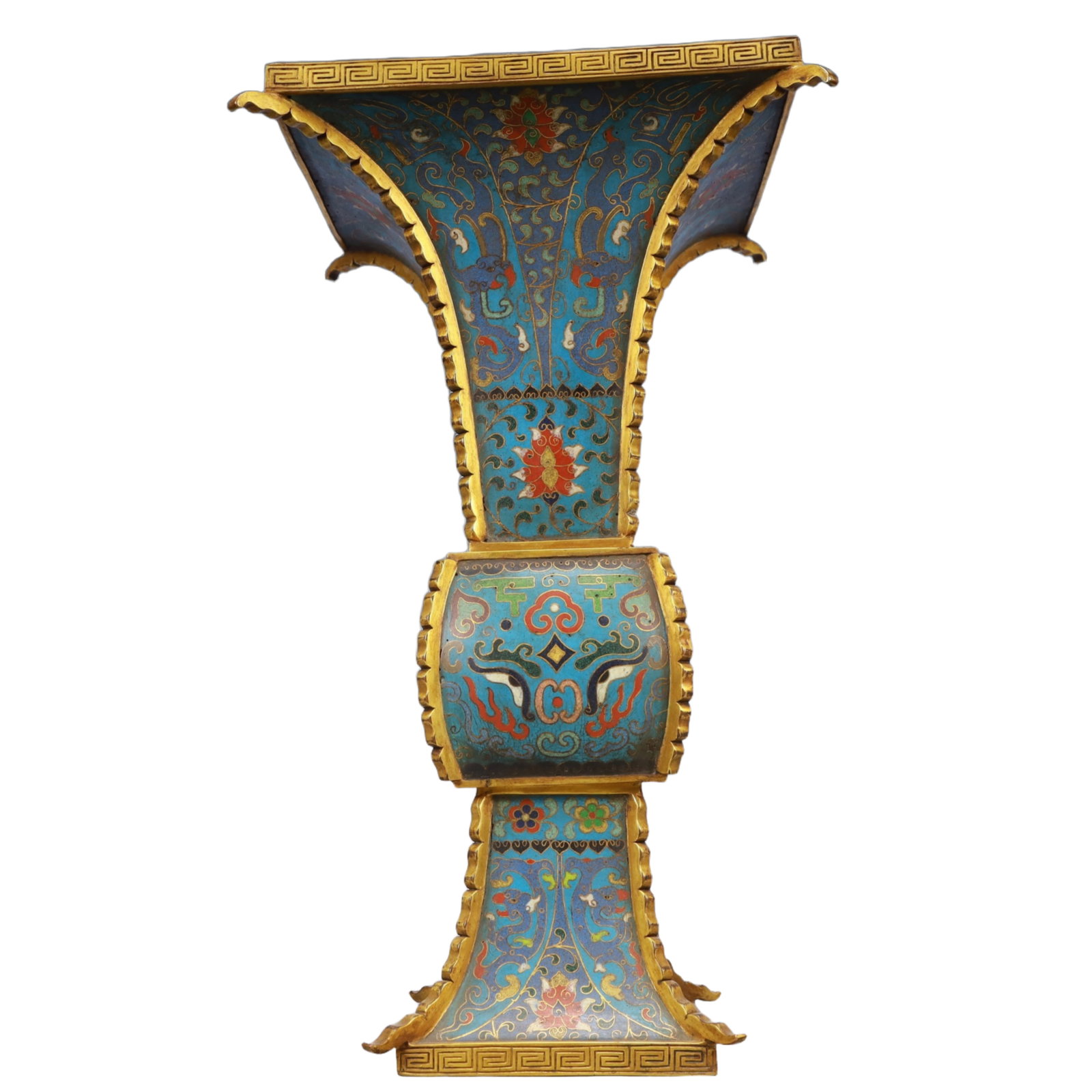 A Huge Cloisonne Beast-Face Pattern Vase - 9