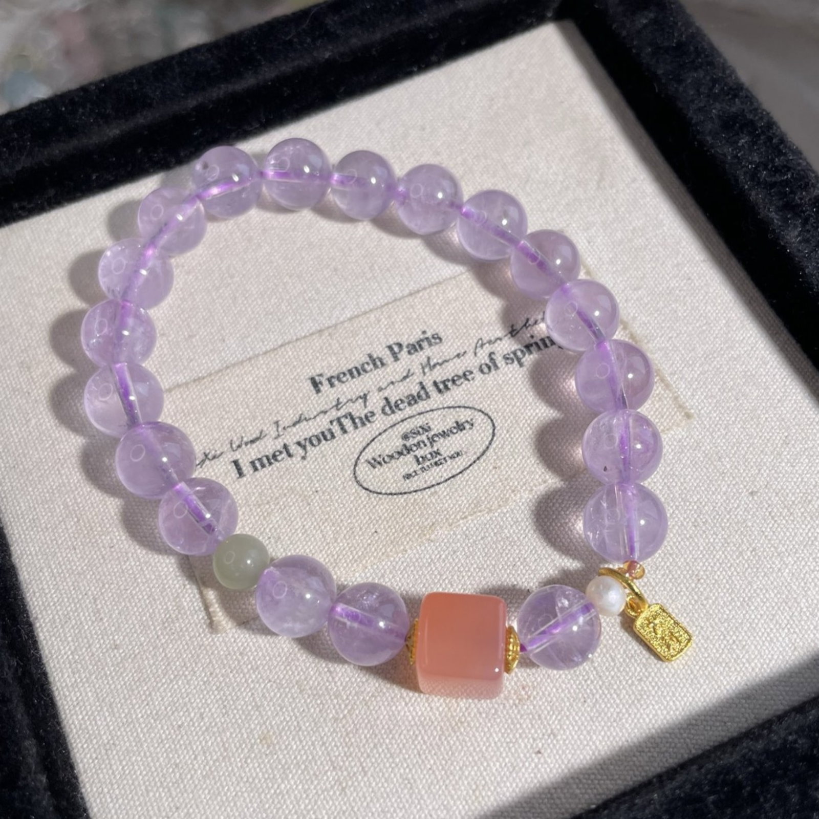 An Exquisite Crystal Bracelet: An Exquisite Crystal Bracelet,Size:0.3in 水晶手串