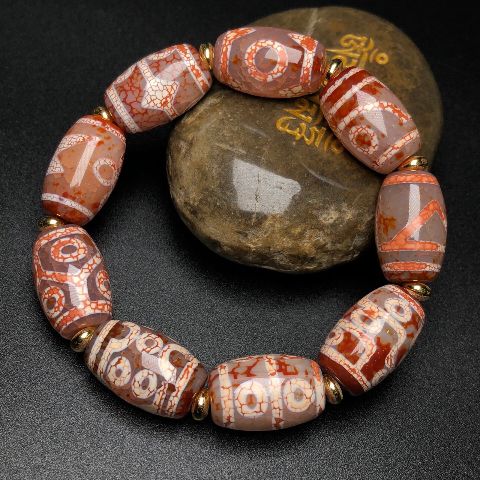 A Precious Dzi Bead Bracelets (1 of 9)