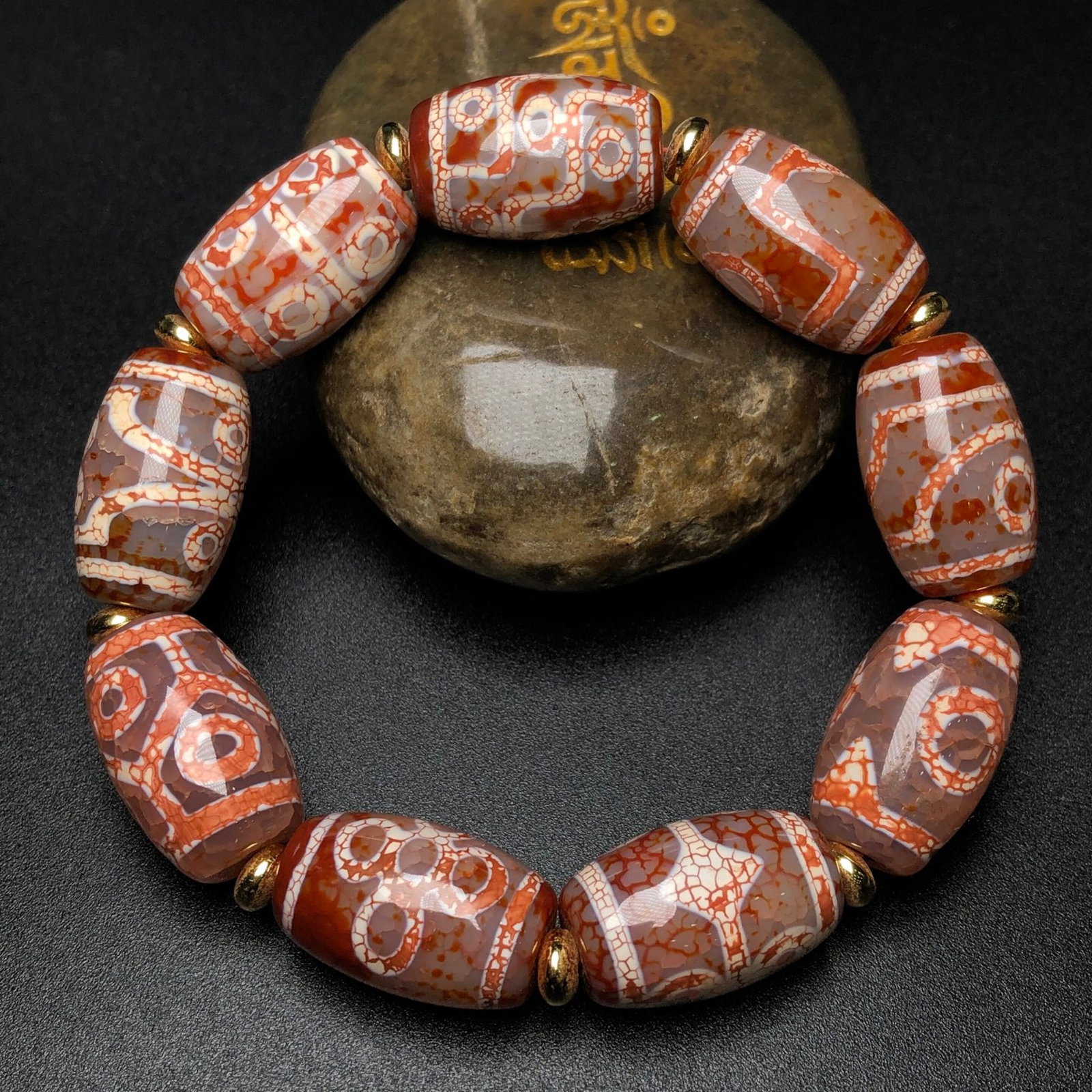 A Precious Dzi Bead Bracelets - 4