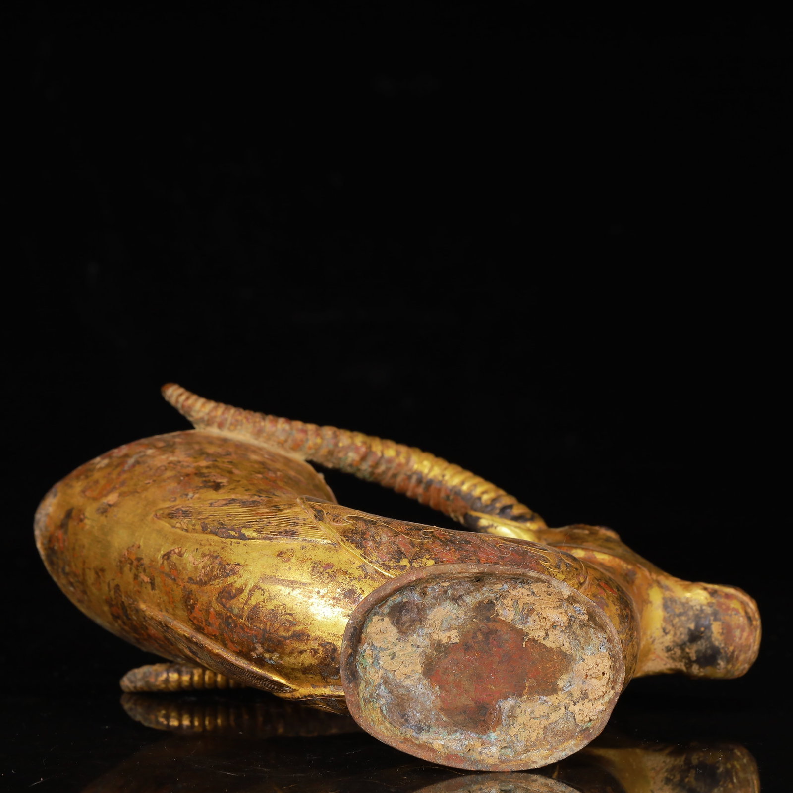 An Exquisite Gilt Bronze Sheep Cup - 12