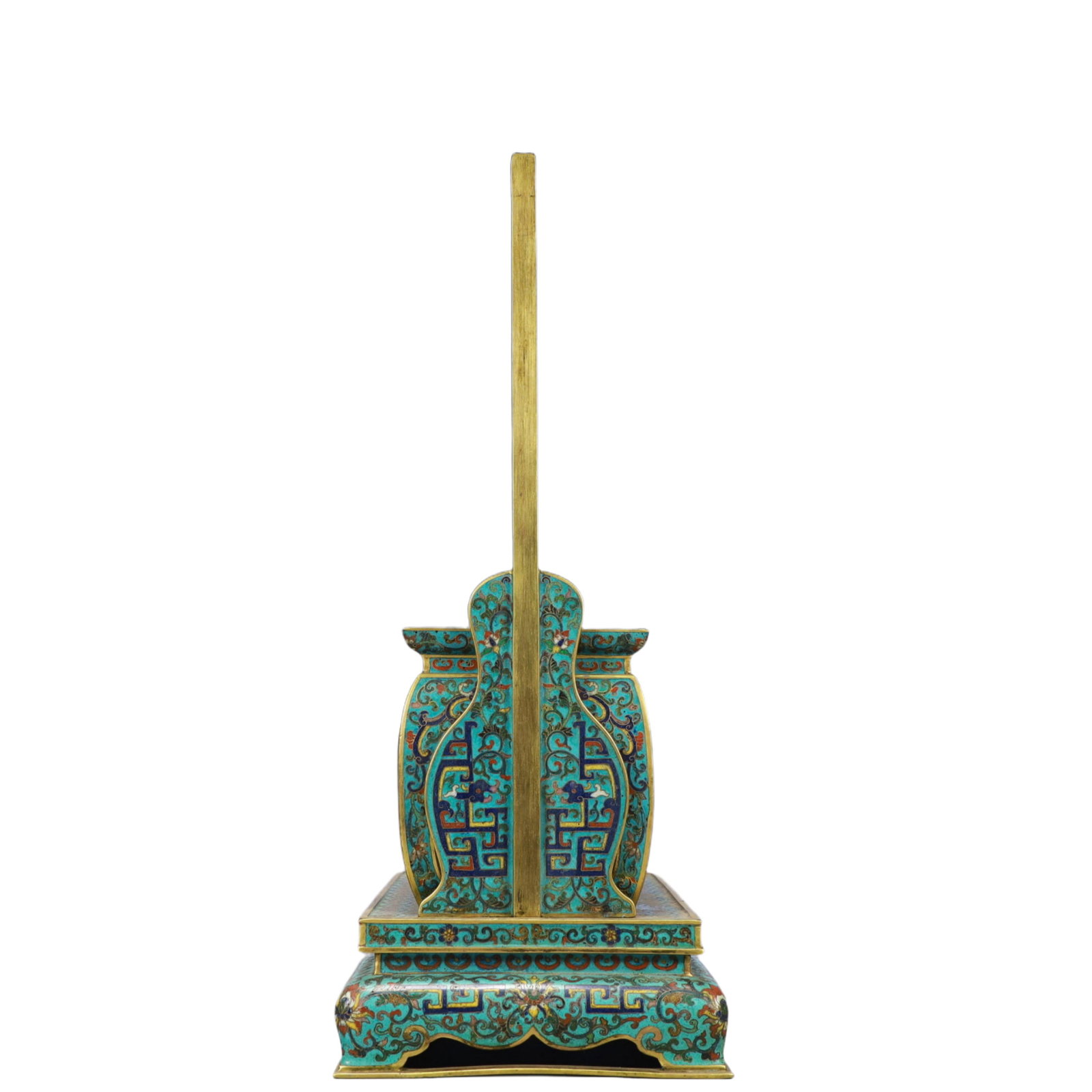 A Rare Cloisonne Lotus Pattern Ornament - 7