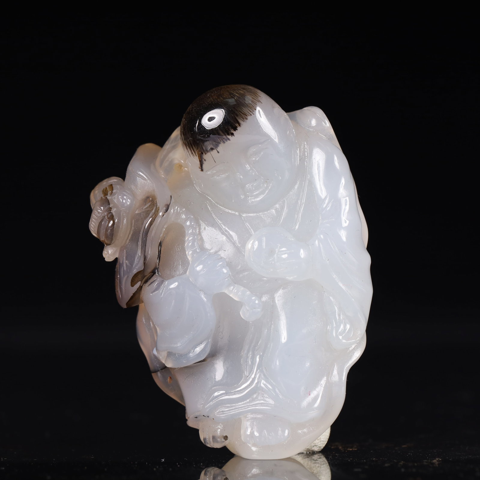 An Exquisite Agate Figure Ornament - 2