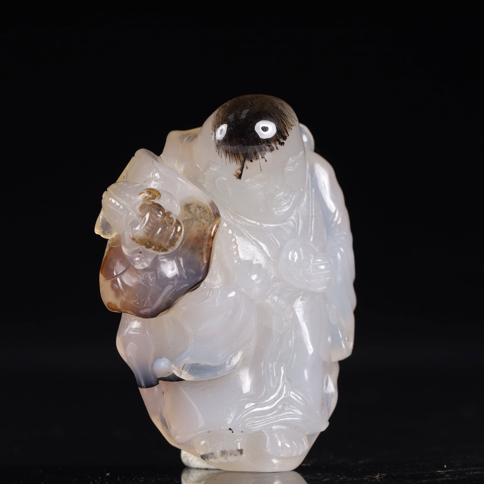An Exquisite Agate Figure Ornament - 3