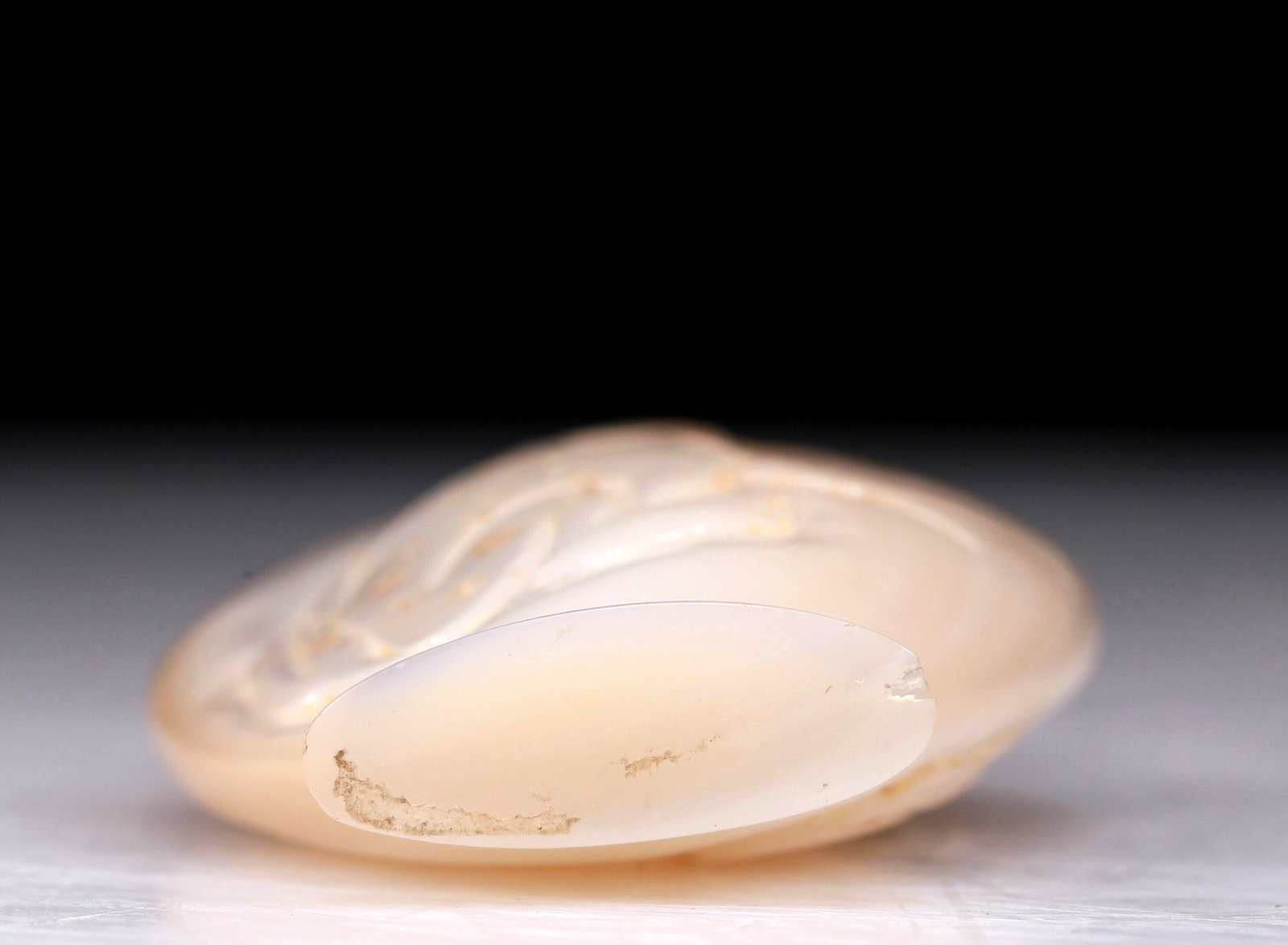 A Precious Shell 'Frog' Snuff Bottle - 6