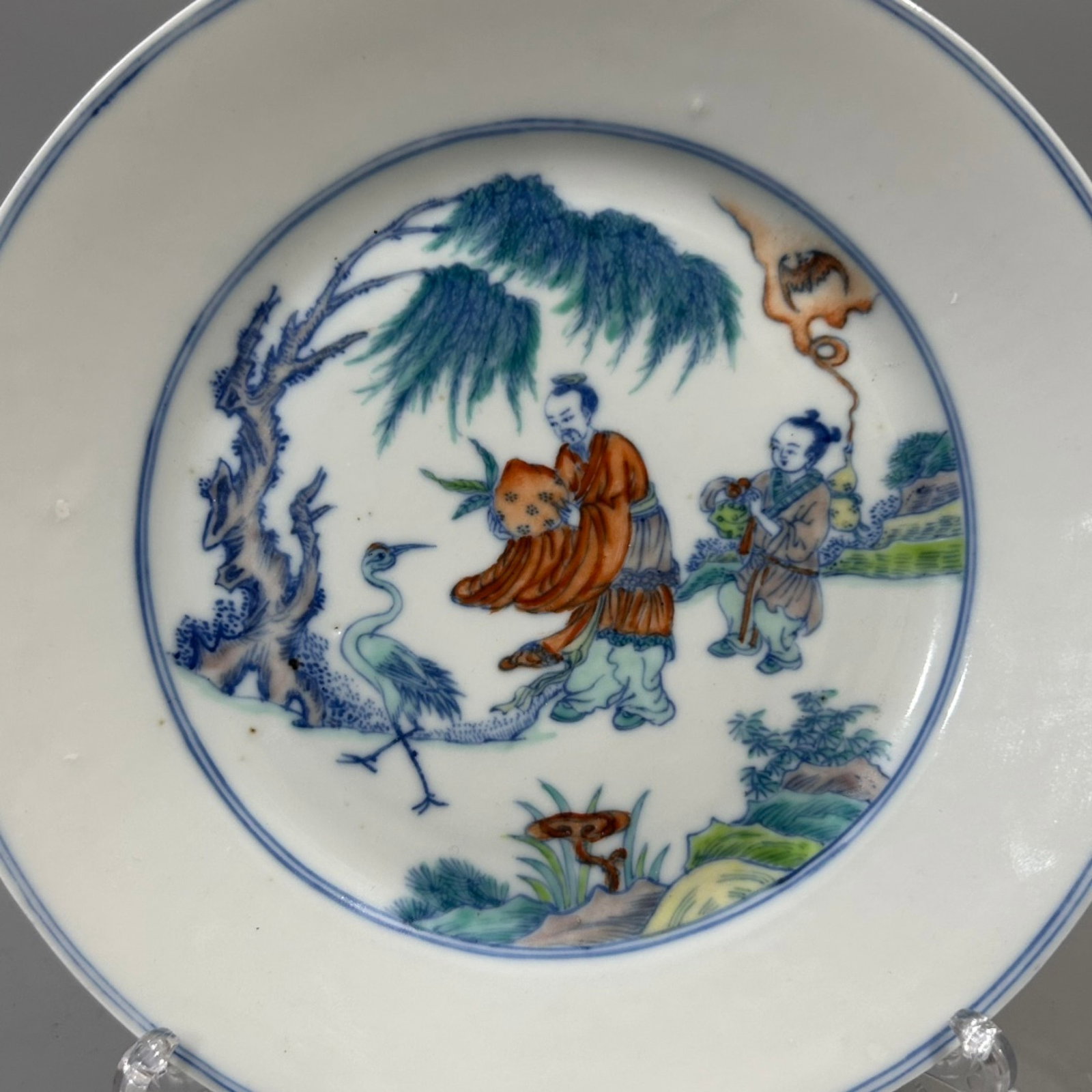 An Exquisite Doucai Figure Pattern Plate - 2
