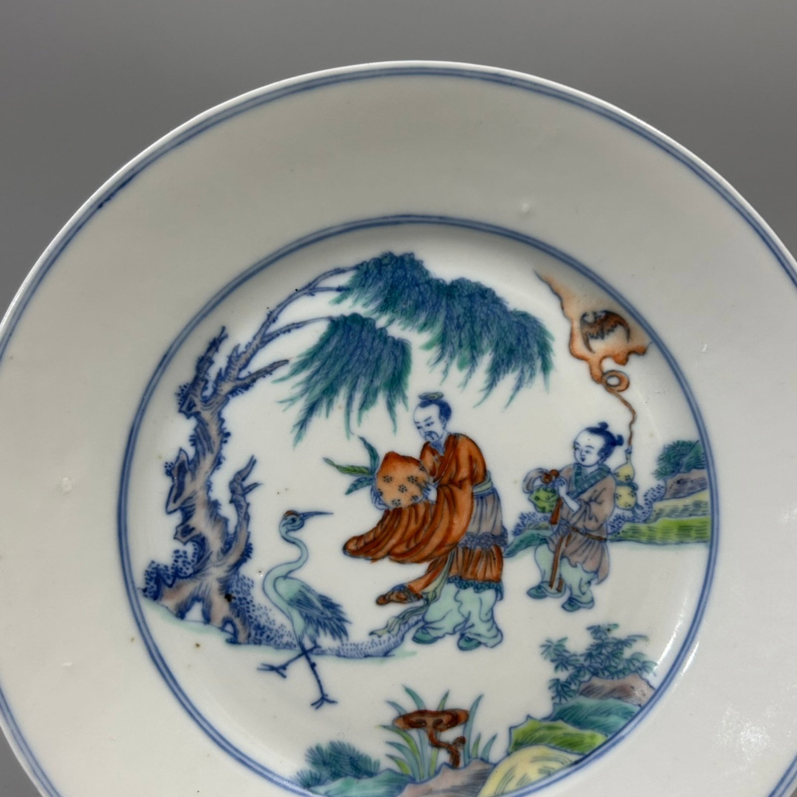 An Exquisite Doucai Figure Pattern Plate - 3