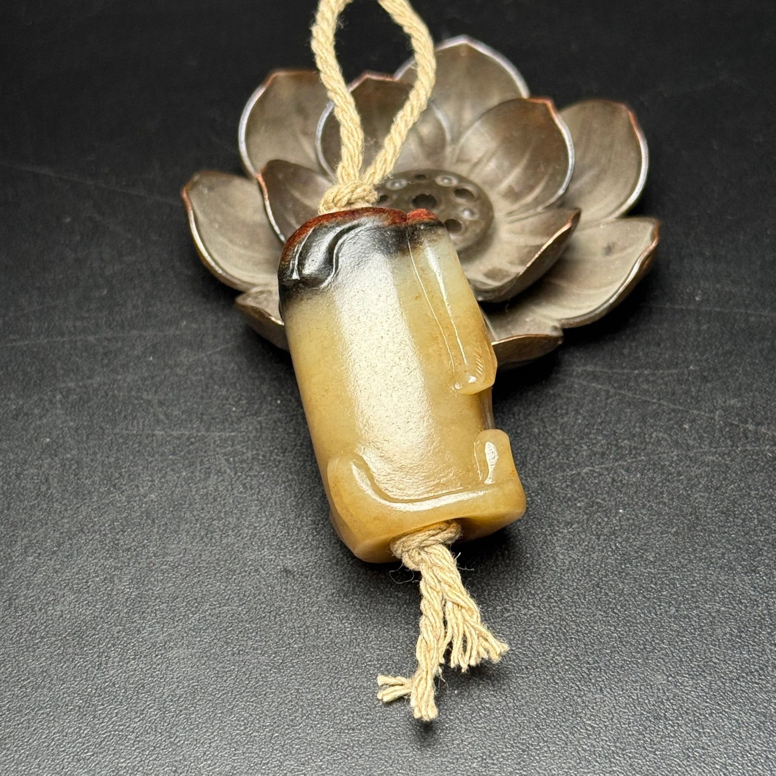 An Exquisite White Jade Phoenix Pattern Pendant - 7