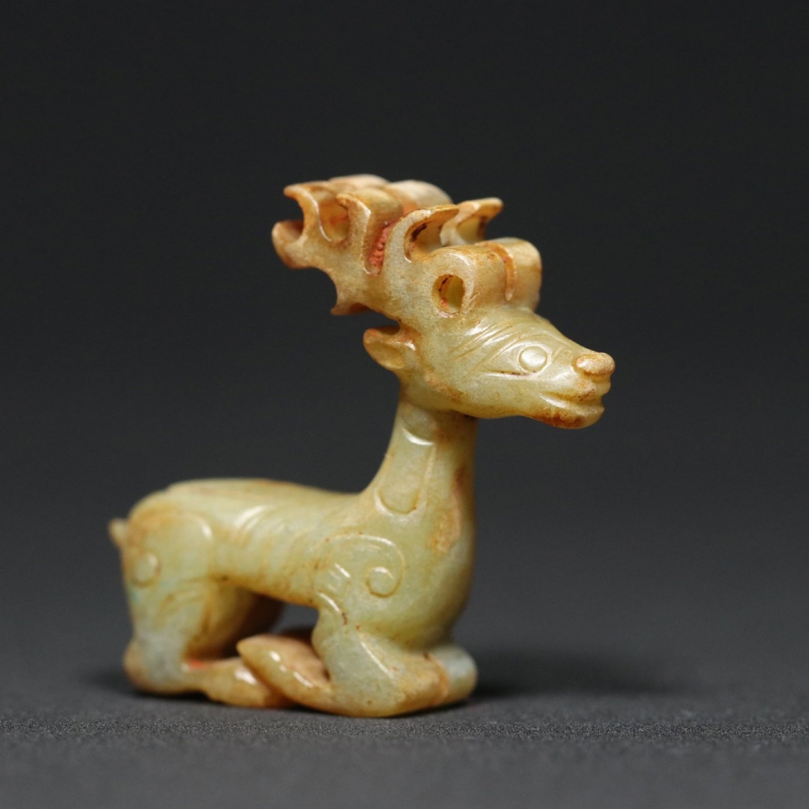 An Exquisite White Jade Deer Pendant - 4