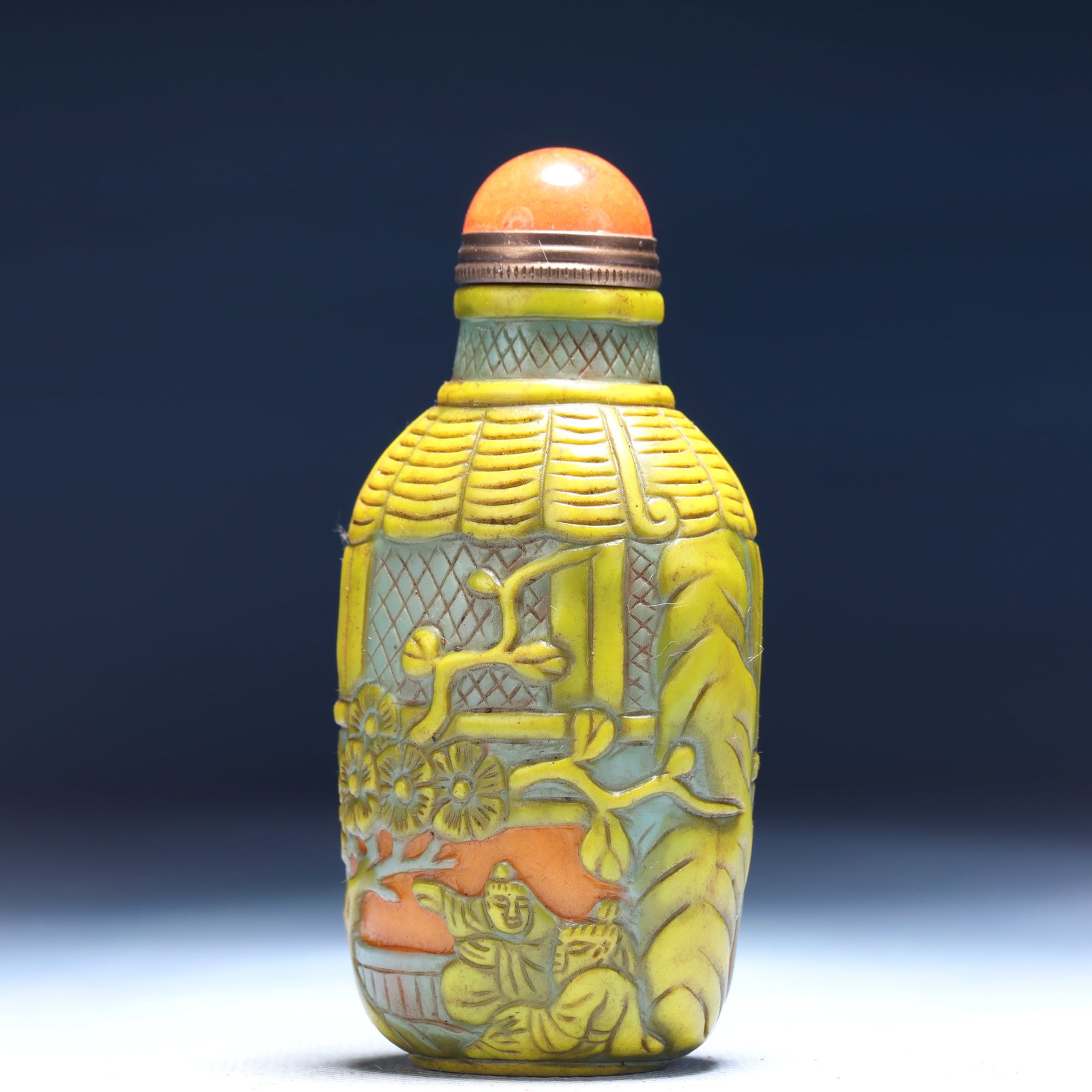 An Exquisite Glass Landscape and Figure Pattern Snuff Bottle - 2