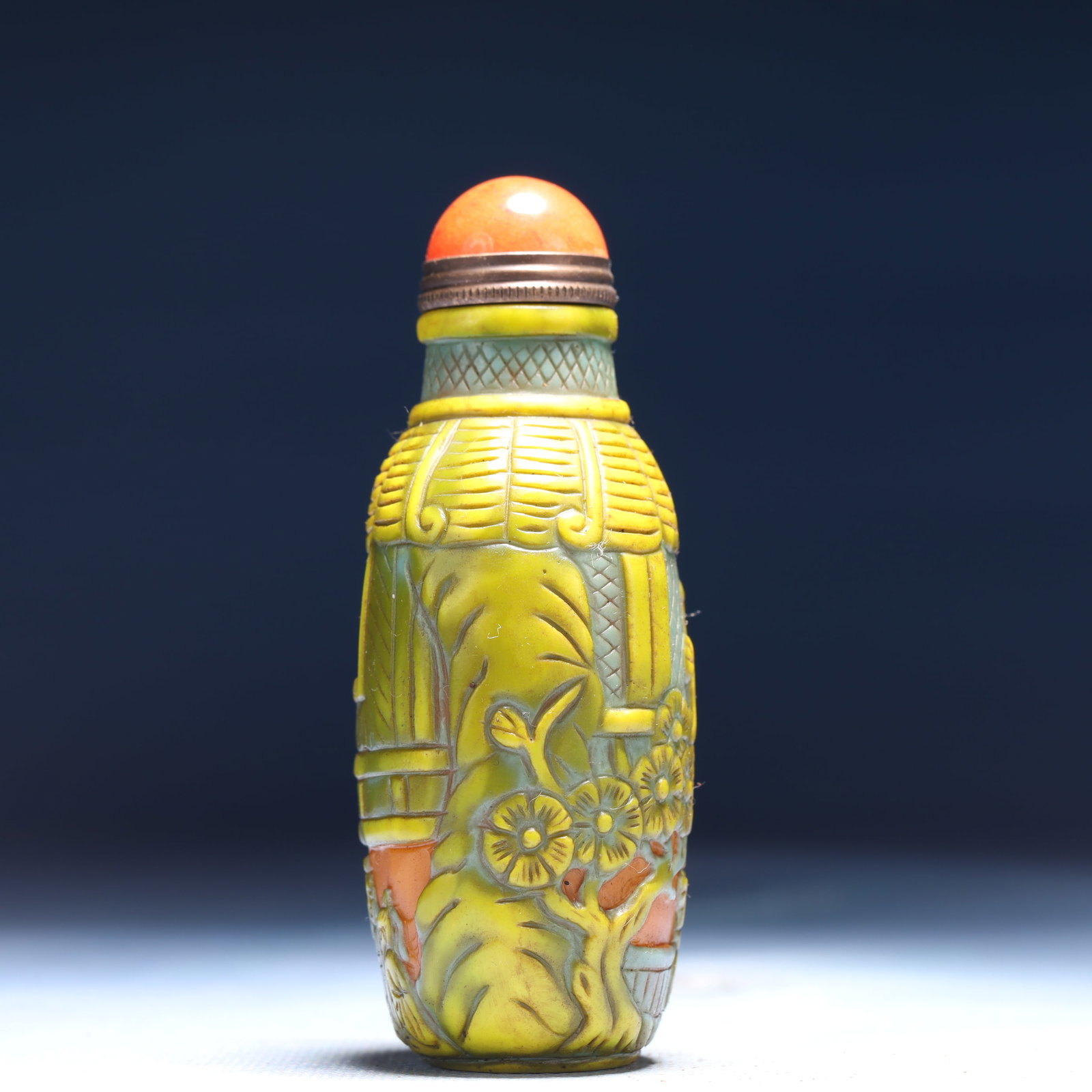An Exquisite Glass Landscape and Figure Pattern Snuff Bottle - 6