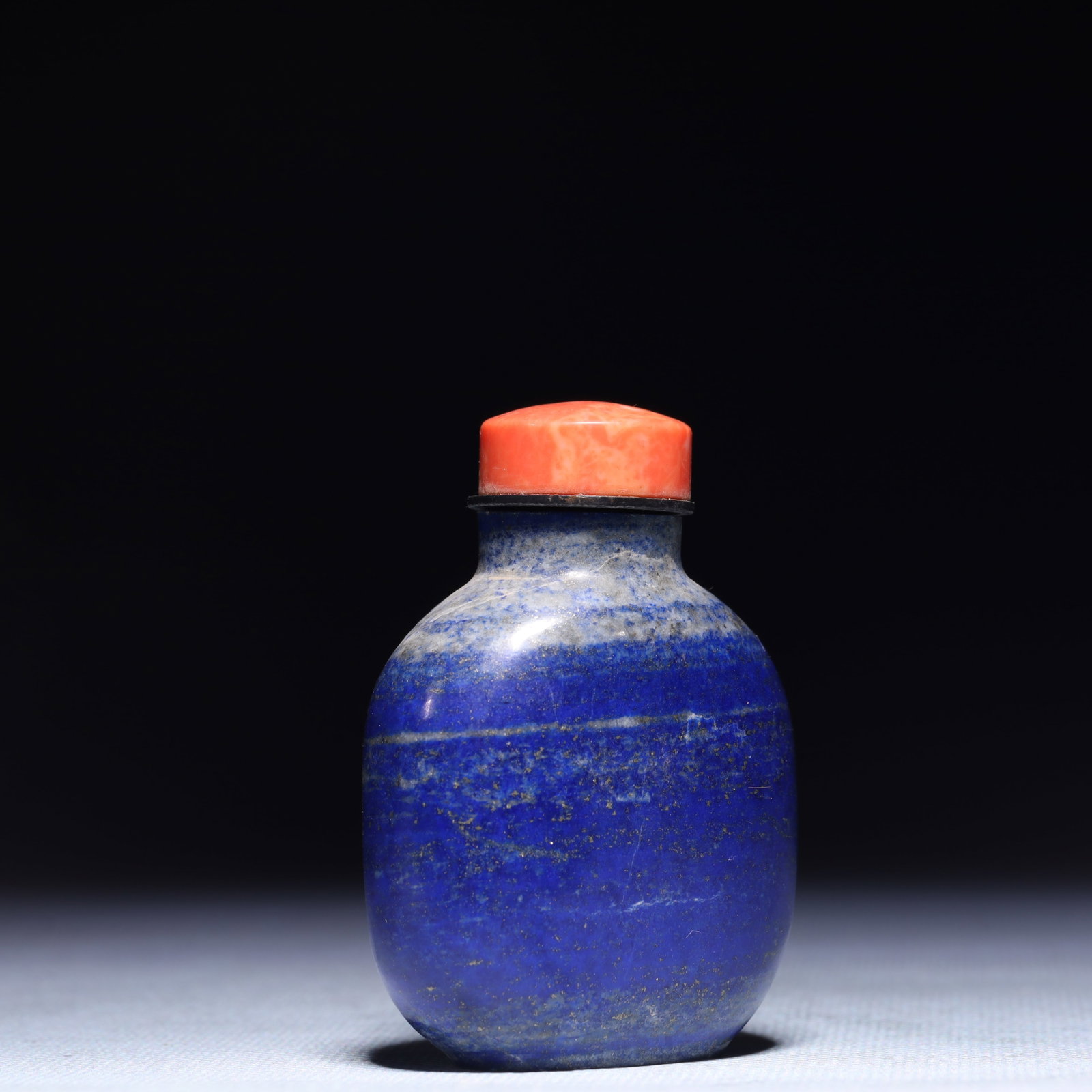 An Exquisite Lapis Lazuli Snuff Bottle - 4