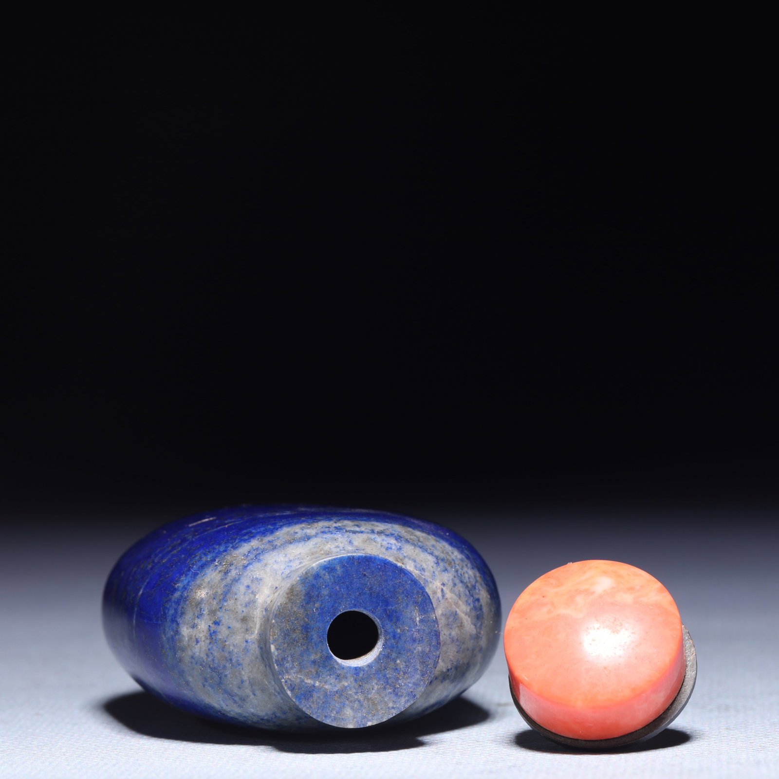 An Exquisite Lapis Lazuli Snuff Bottle - 7