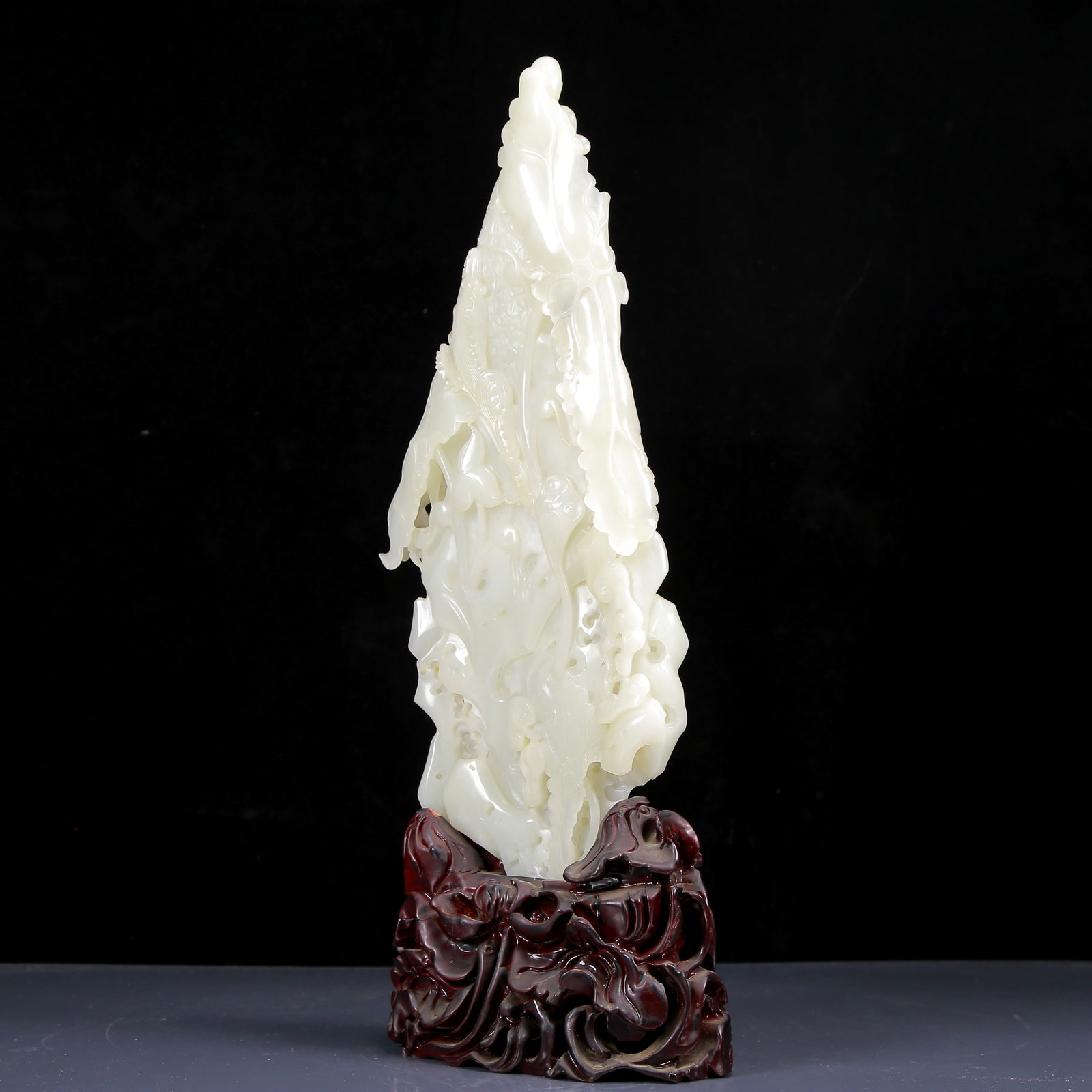 A Huge White Jade Fish Pattern Ornament - 7