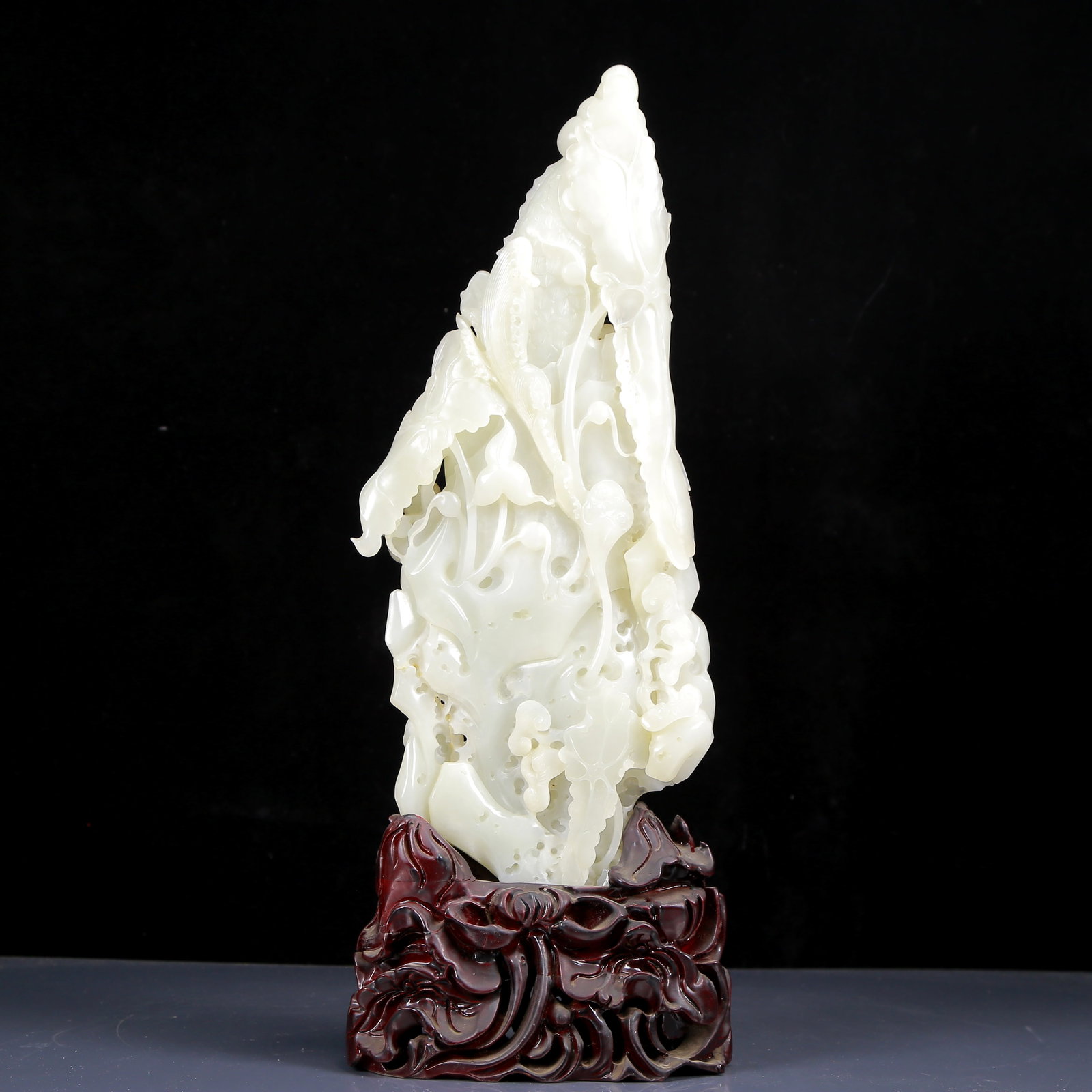 A Huge White Jade Fish Pattern Ornament - 8